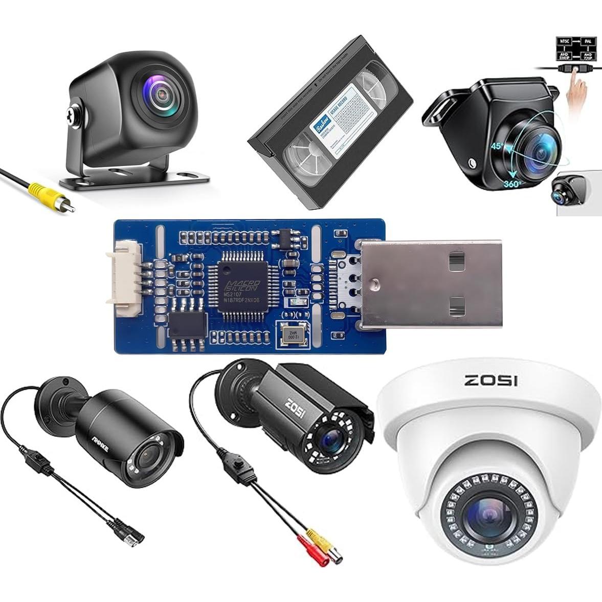 Convertidor de VHS a Digital GRACETOP 1080P USB-A