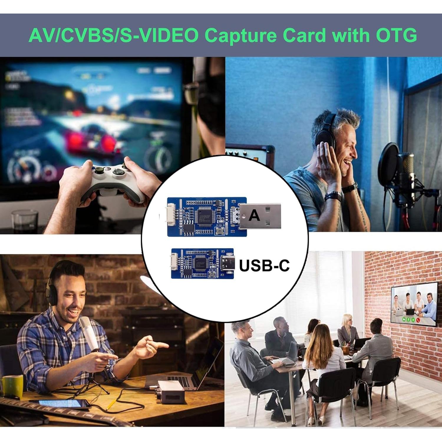 Convertidor de VHS a Digital GRACETOP 1080P USB-A