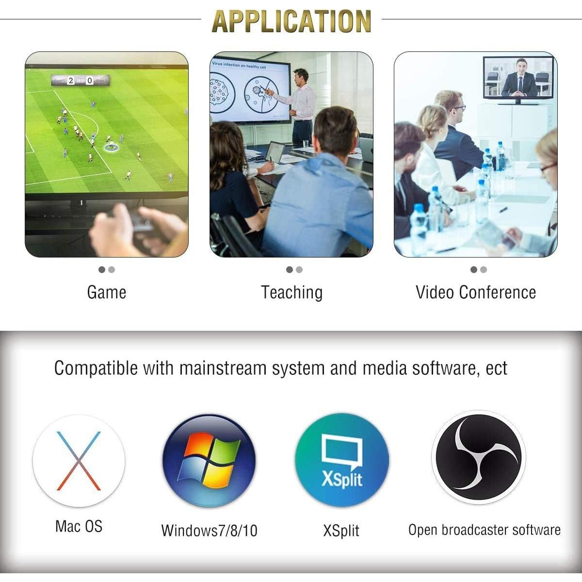 Convertidor de VHS a Digital GRACETOP 1080P USB-A