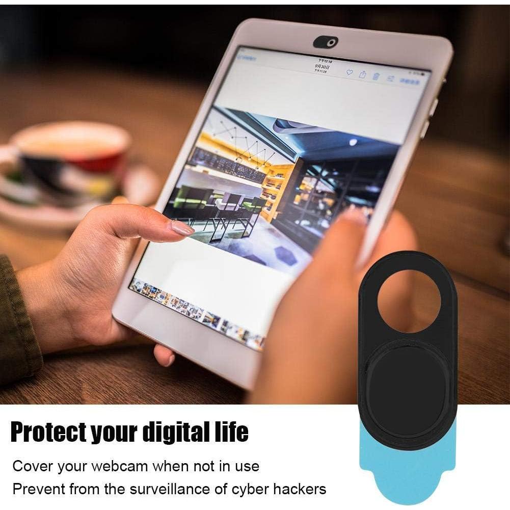 Cubierta de Webcam ASHATA Ultra Fina Negra - 3 Piezas