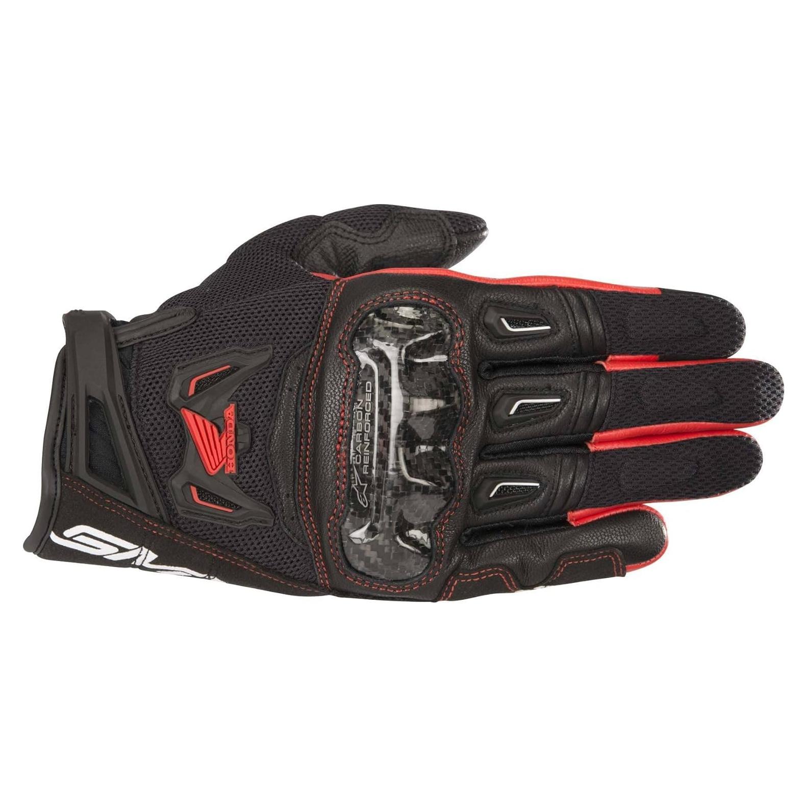 Guantes Alpinestars SMX-2 Air Carbon V2 Negro/Rojo