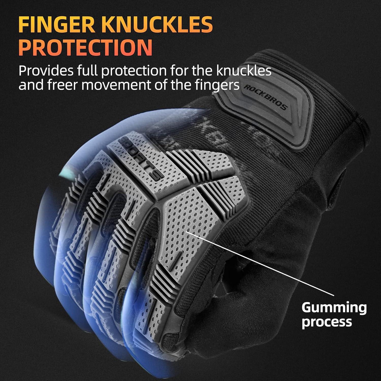 Guantes de Ciclismo ROCKBROS con Protección y Pantalla Táctil
