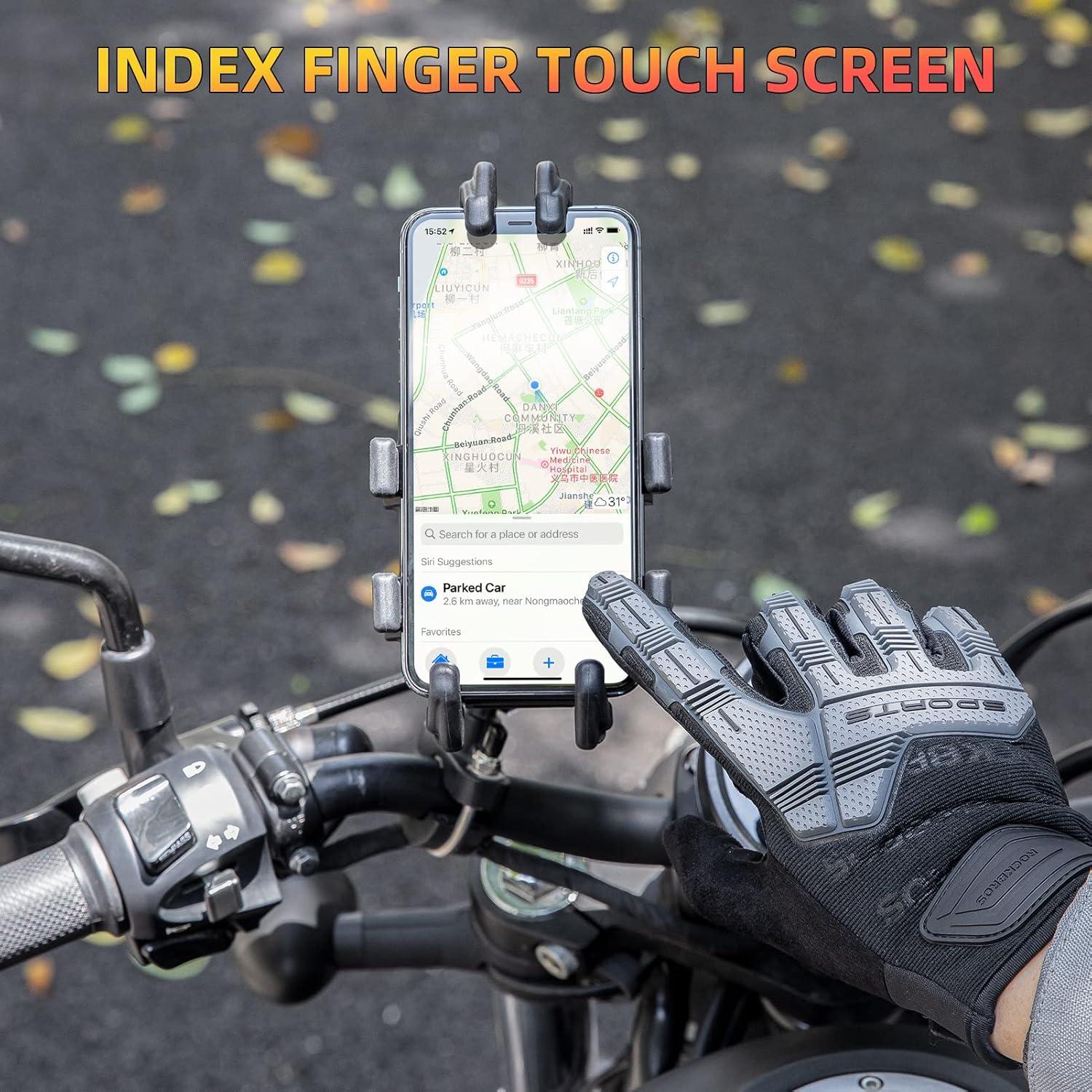 Guantes de Ciclismo ROCKBROS con Protección y Pantalla Táctil