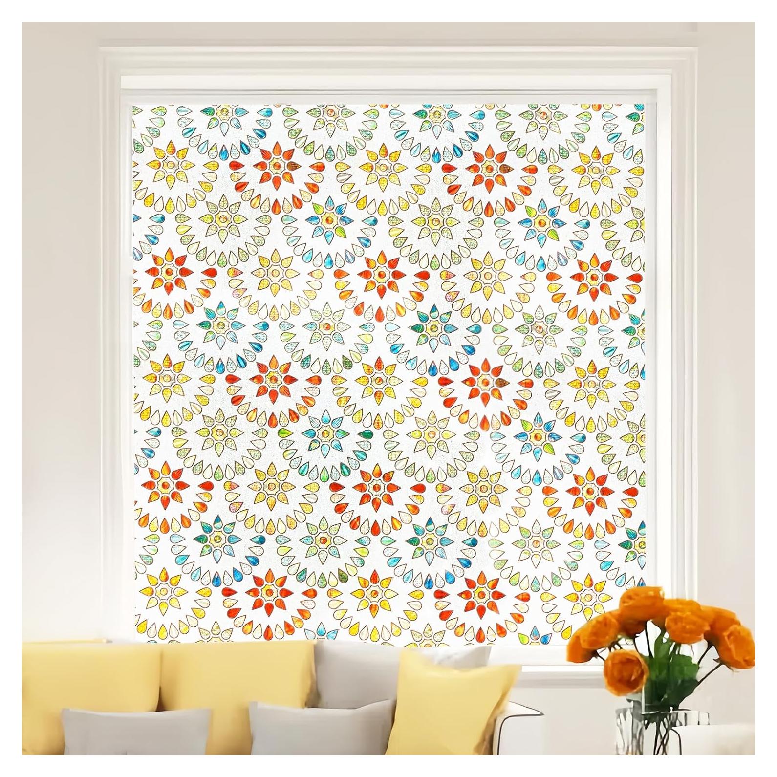 Película de Vidrio Templado LEMON CLOUD 42.9x100.1cm Boho