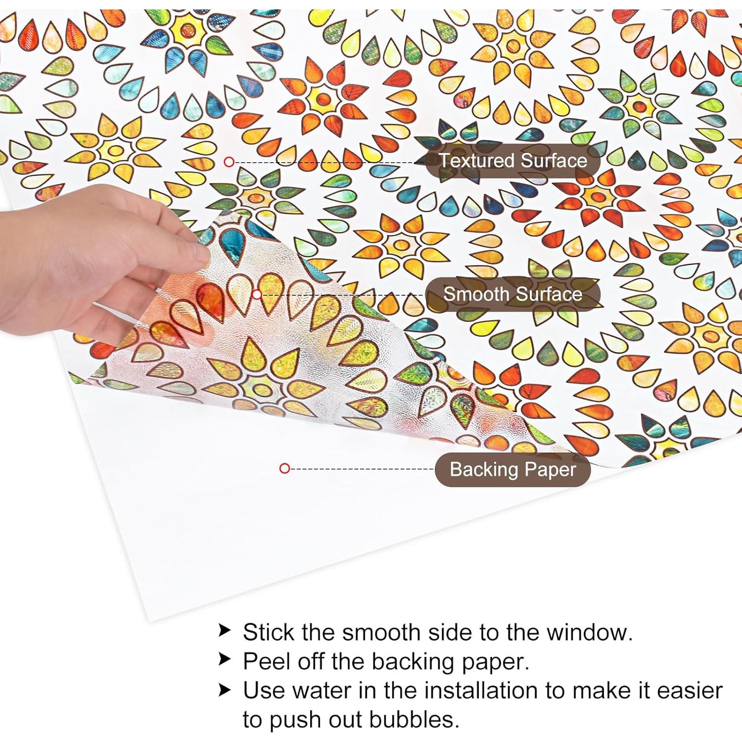 Película de Vidrio Templado LEMON CLOUD 42.9x100.1cm Boho