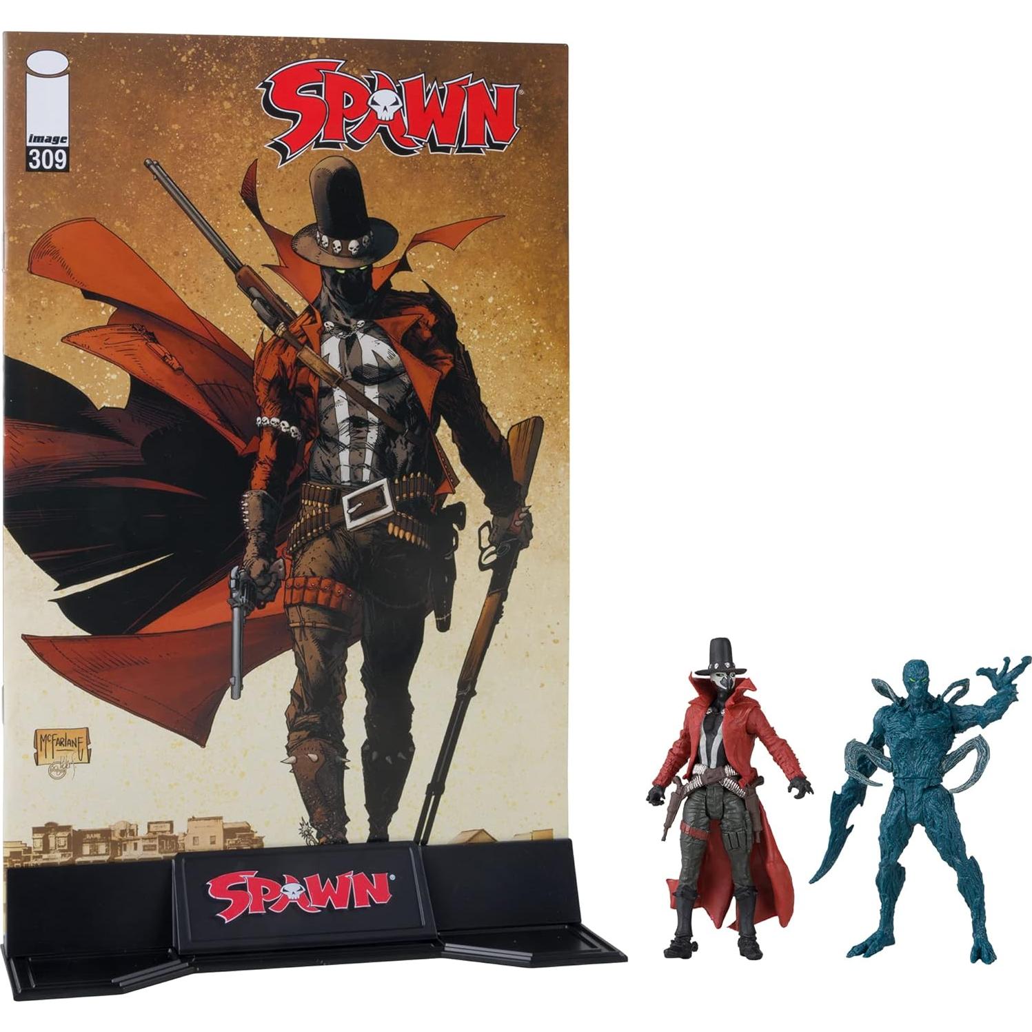 Figuras de Acción McFarlane Toys Spawn Gunslinger y Auger 7,62 cm