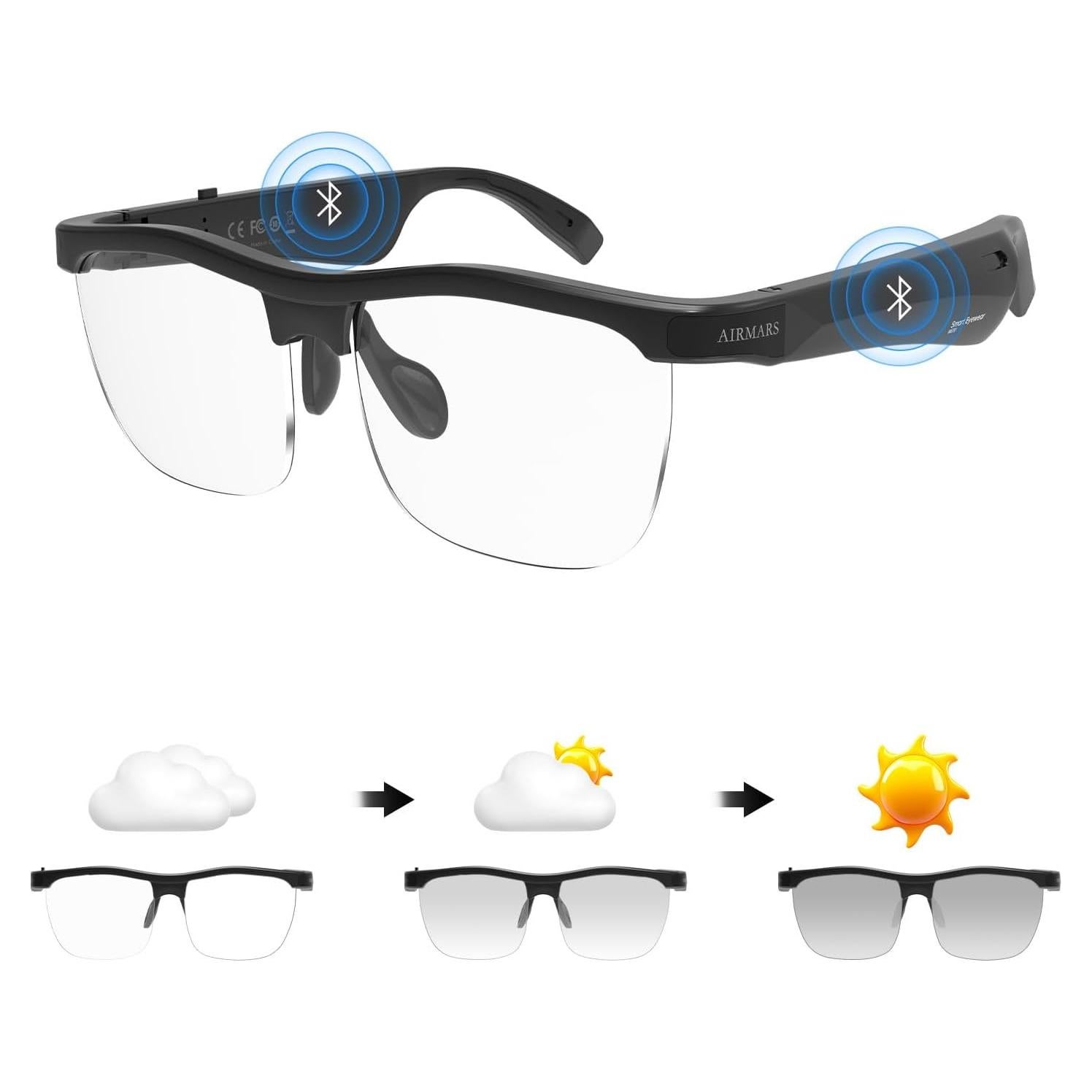 Gafas Inteligentes AIRMARS MG10 Fotocromáticas con Audio