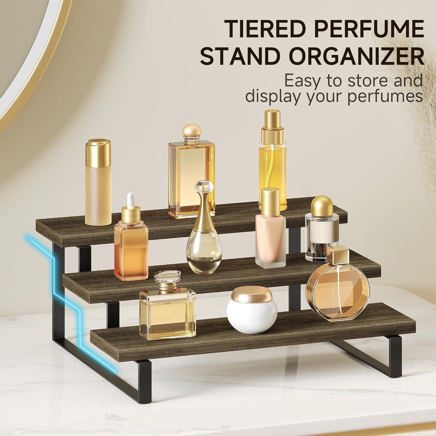 Soporte de Exhibición de Madera FIGWINET 3 Niveles Organizador