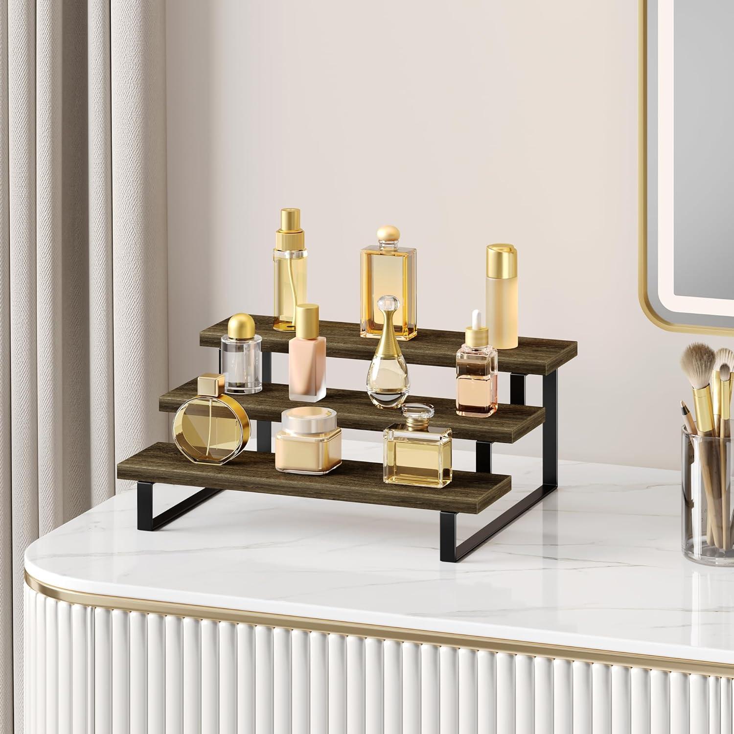 Soporte de Exhibición de Madera FIGWINET 3 Niveles Organizador