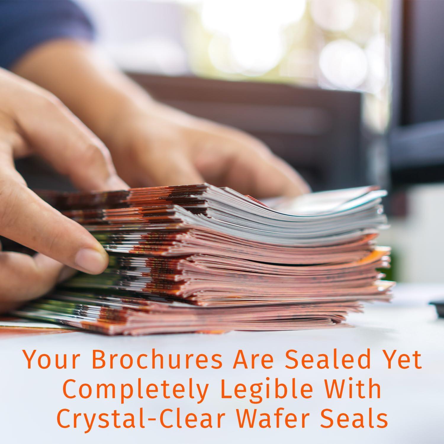 Etiquetas Transparentes ChromaLabel 1" - 500 Piezas para Sellar