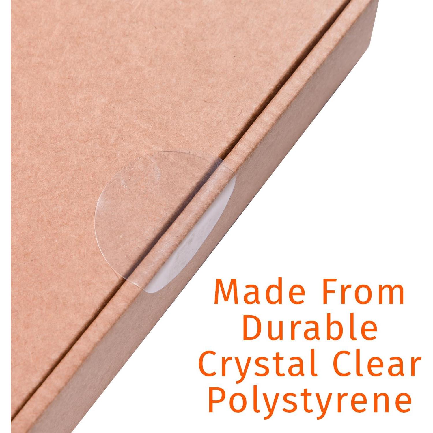 Etiquetas Transparentes ChromaLabel 1" - 500 Piezas para Sellar