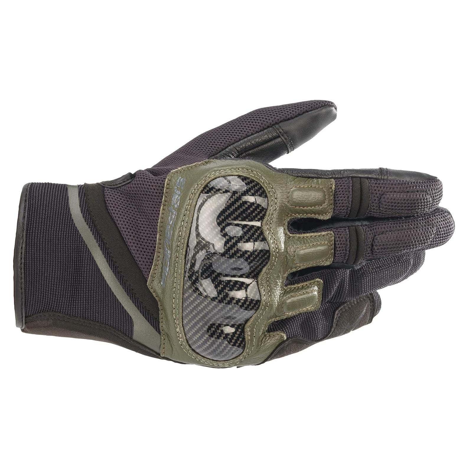 Guante Alpinestars Chrome Negro XL con Protector de Nudillos