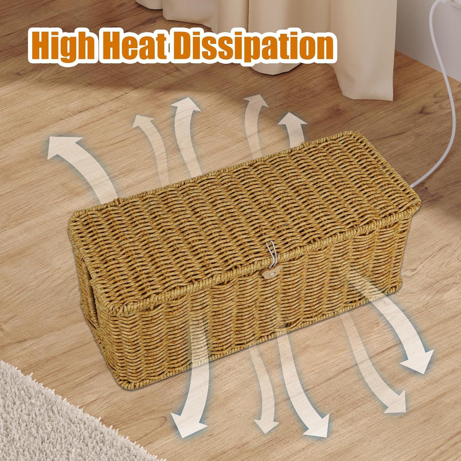 Caja de Gestión de Cables Gvztxoe 2 Pcs Mediana y Grande