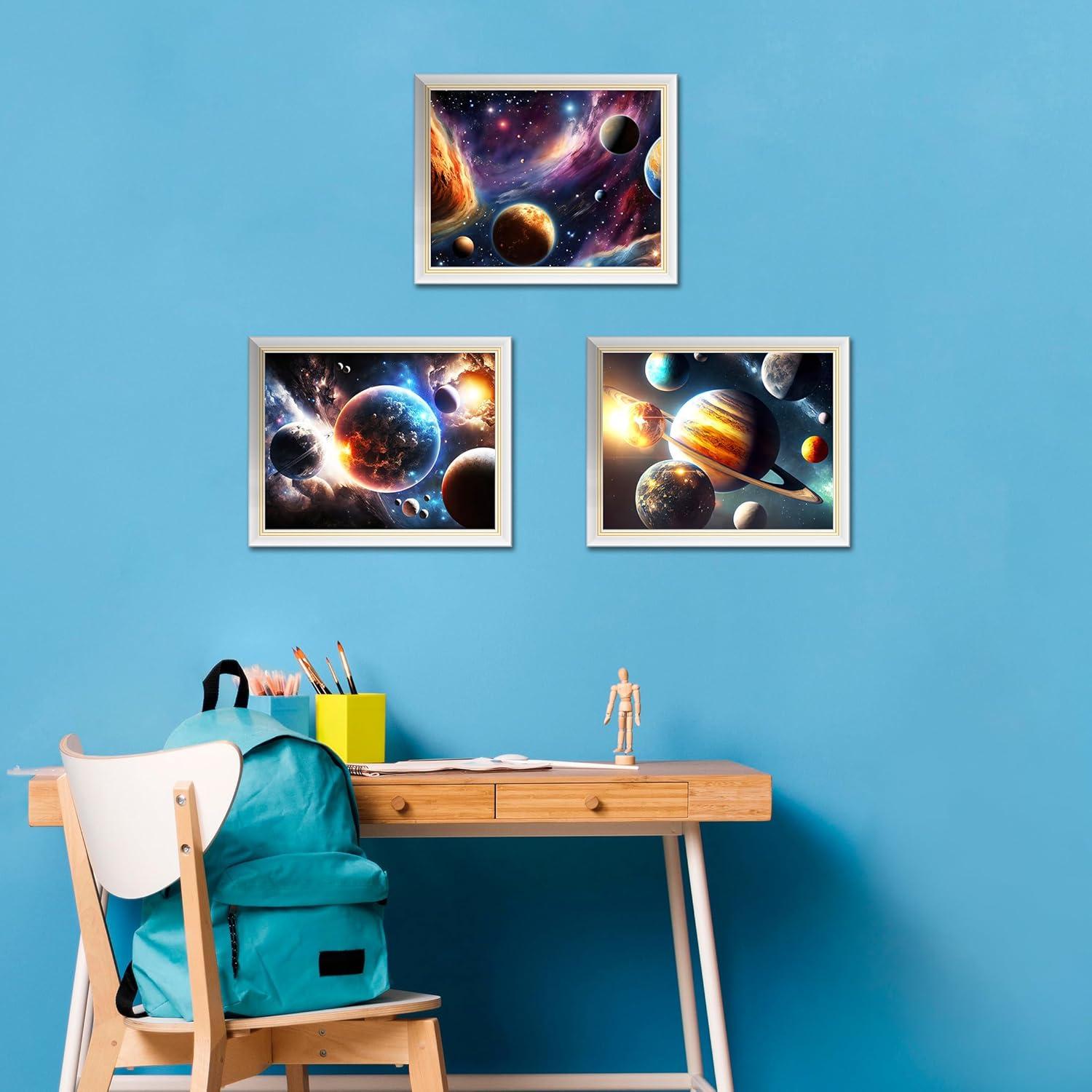 Calcomanías de Pared Robmoda Nebulosa Brillan en la Oscuridad