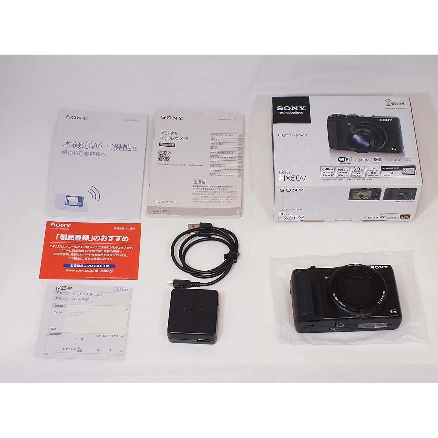 Cámara Digital Sony DSC-HX50V 20.4MP Zoom 30x Negro