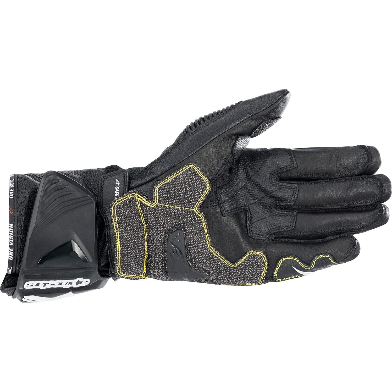 Guantes de Motocross Alpinestars GP Tech V2, M, Negro/Blanco