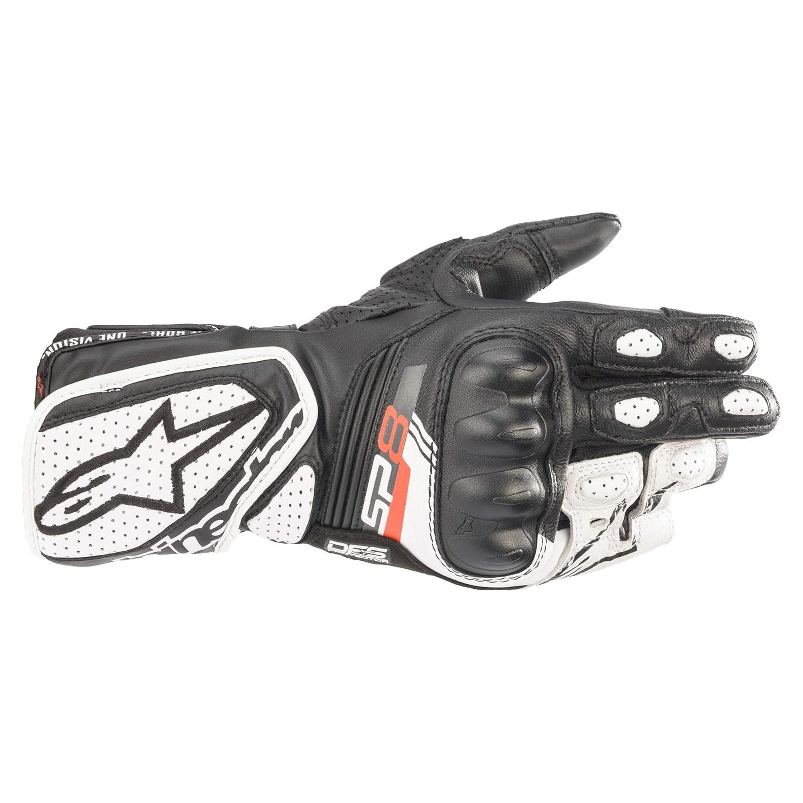 Guantes Alpinestars Stella SP-8 V3 Mujer X-Large Negro/Blanco