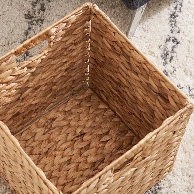 Cubo de Almacenamiento M4DECOR 26.67cm Natural - 2 Paquetes