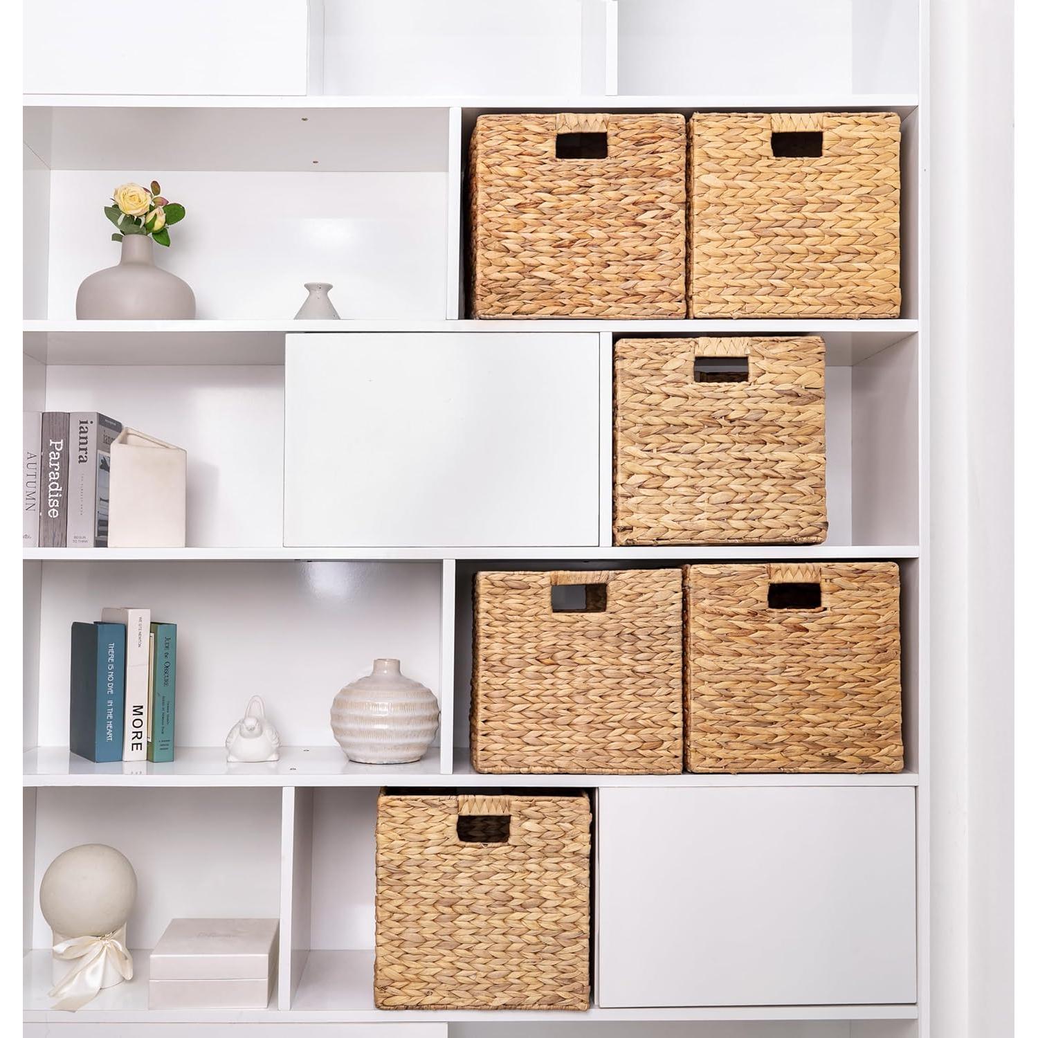 Cubo de Almacenamiento M4DECOR 26.67cm Natural - 2 Paquetes