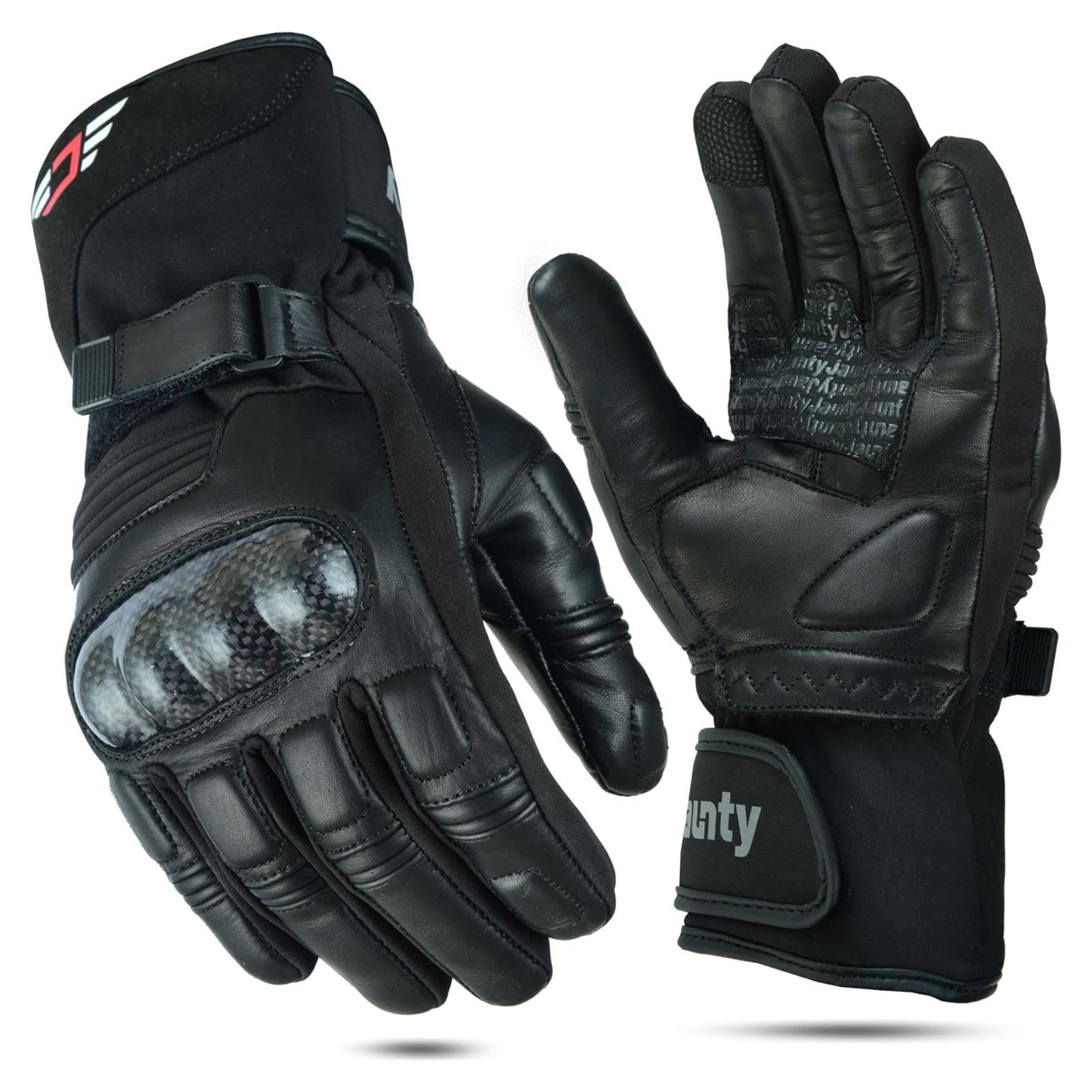 Guantes de Moto Invernales Jaunty Táctiles Impermeables