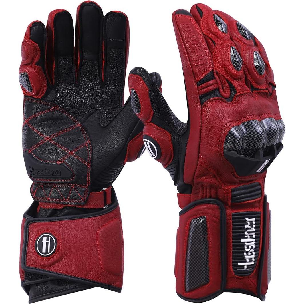 Guantes de motocicleta Harssidanzar KM045 con protección Táctil