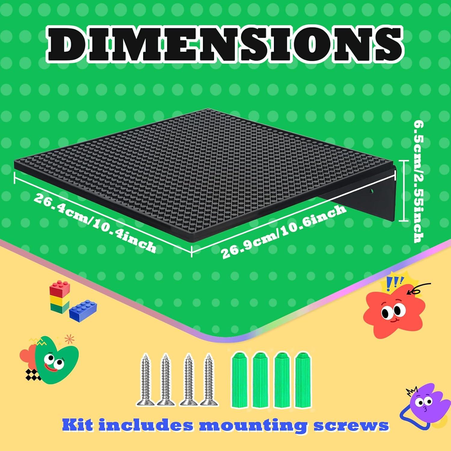 Estantes de exhibición Taladad 2 piezas acrílico 25.4x25.4cm