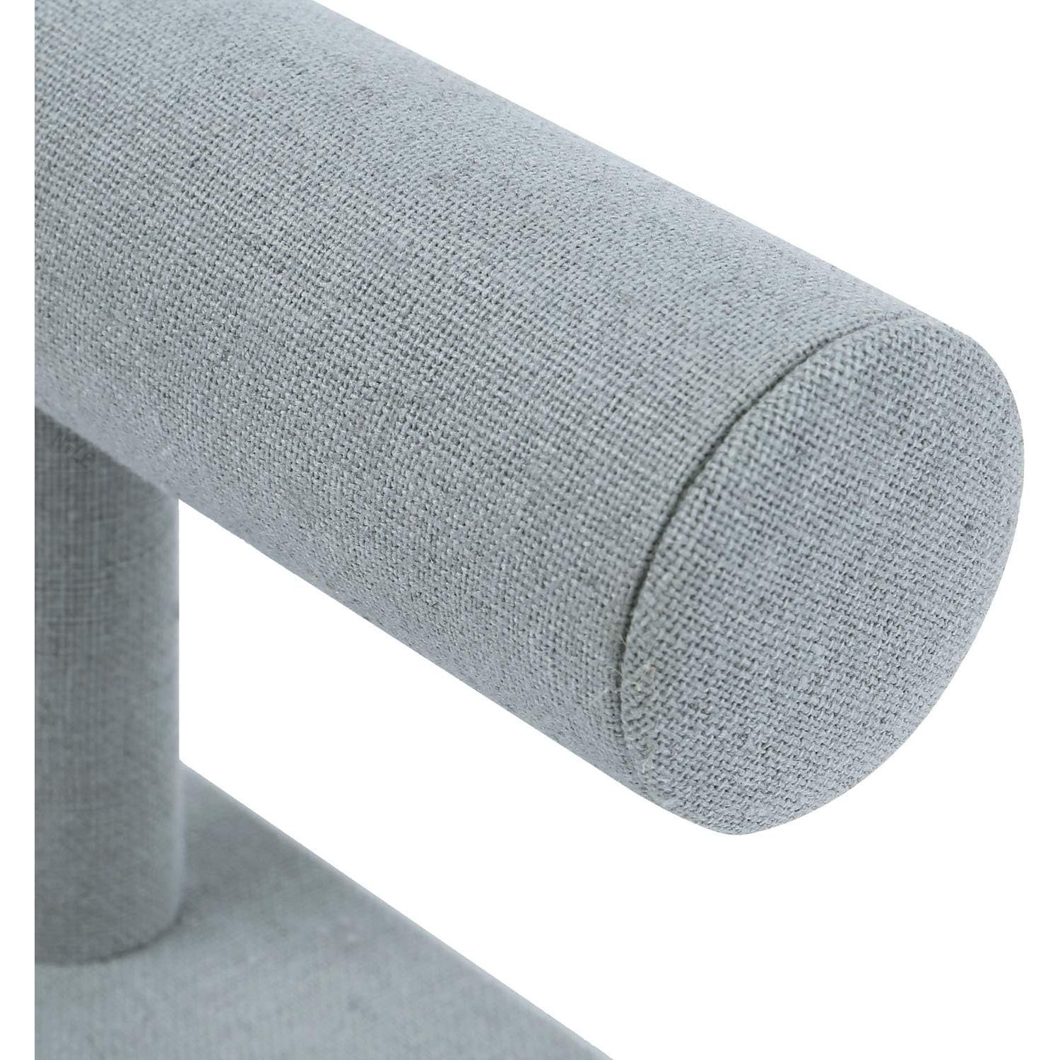 Exhibidor de Joyería MOOCA T-Bar Madera Lino Gris 19.7x7.3x12.4 cm