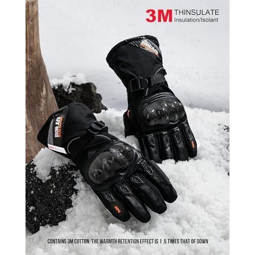 Guantes de Motocicleta BORLENI Impermeables Unisex XX-Large