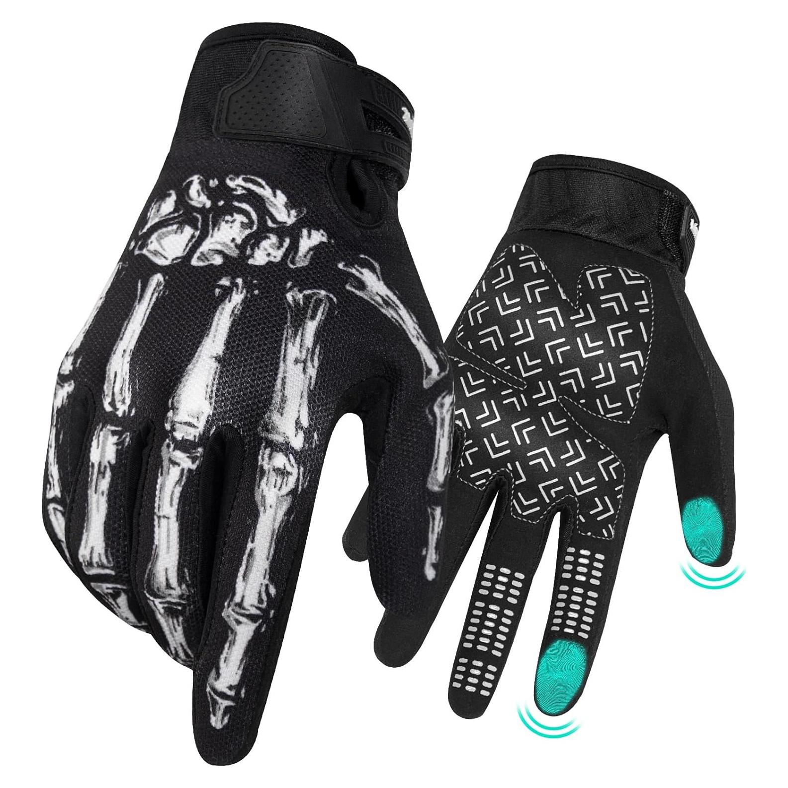 Guantes RIGWARL 114 Negro XXL para Motocicleta y Ciclismo