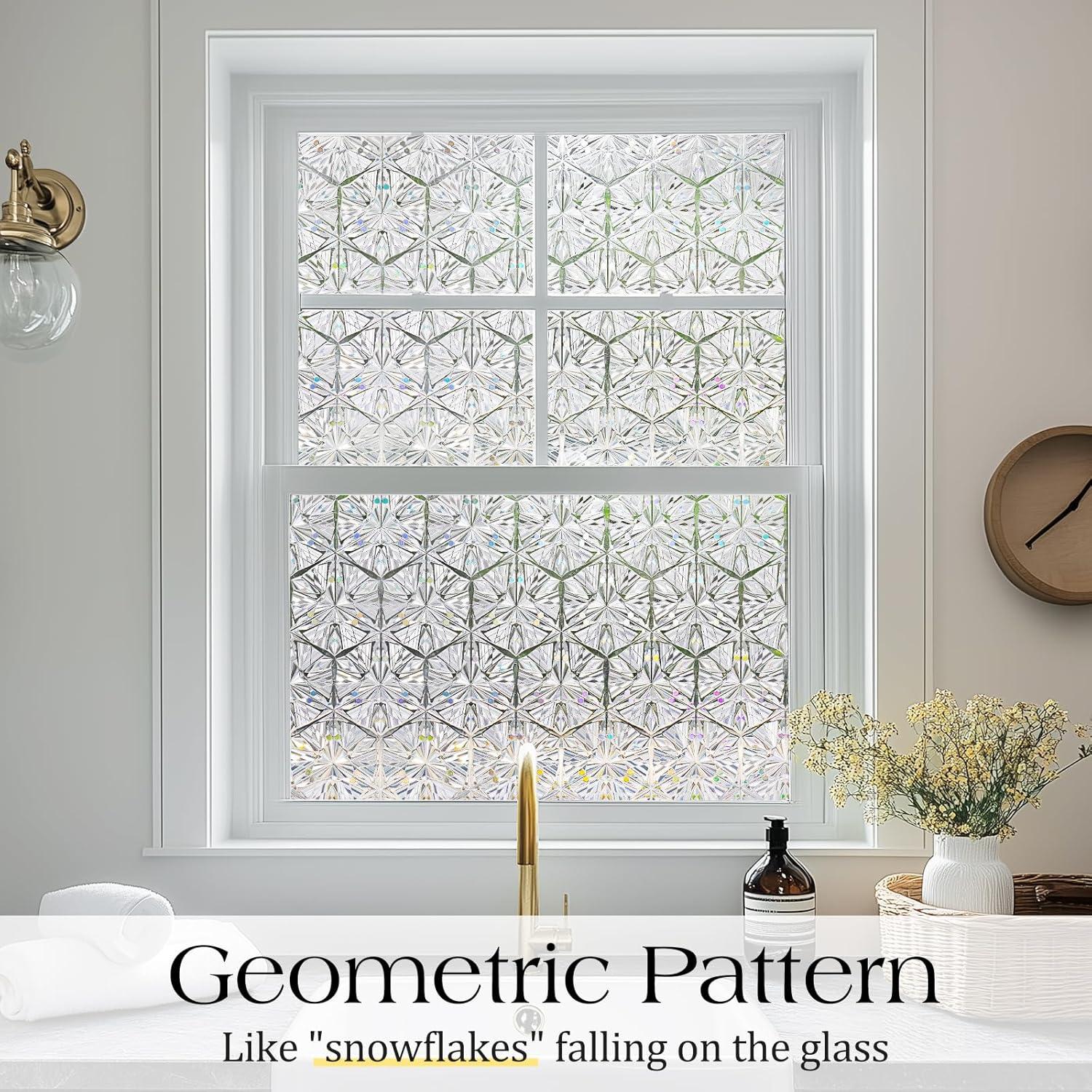 Película de Privacidad Rabbitgoo 44.5x200 cm Vinilo Transparente