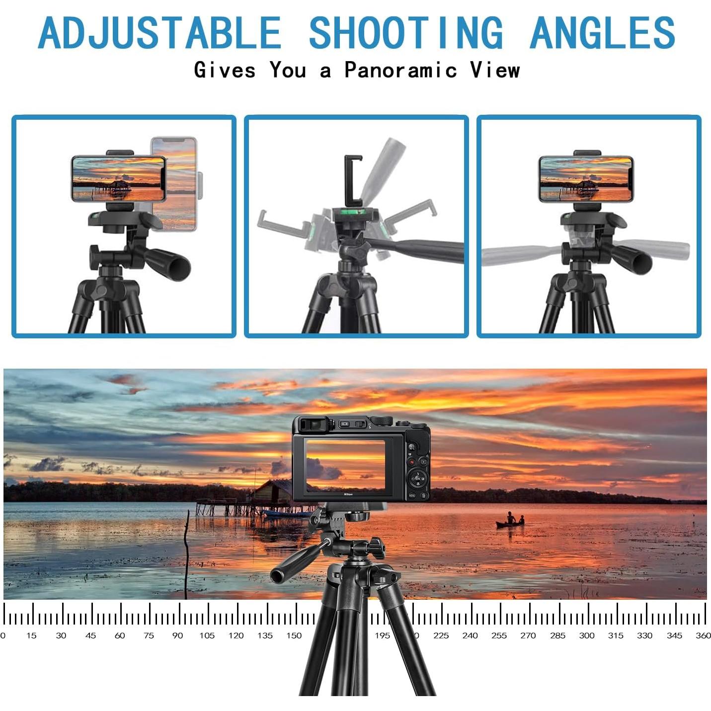 Trípode UEGOGO 62" para Teléfono y Cámara - Control Remoto