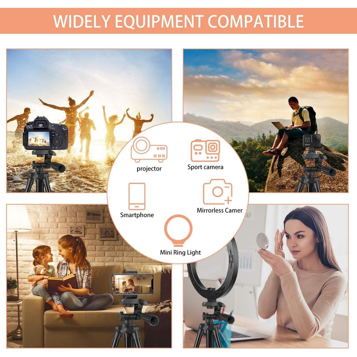 Trípode UEGOGO 62" para Teléfono y Cámara - Control Remoto