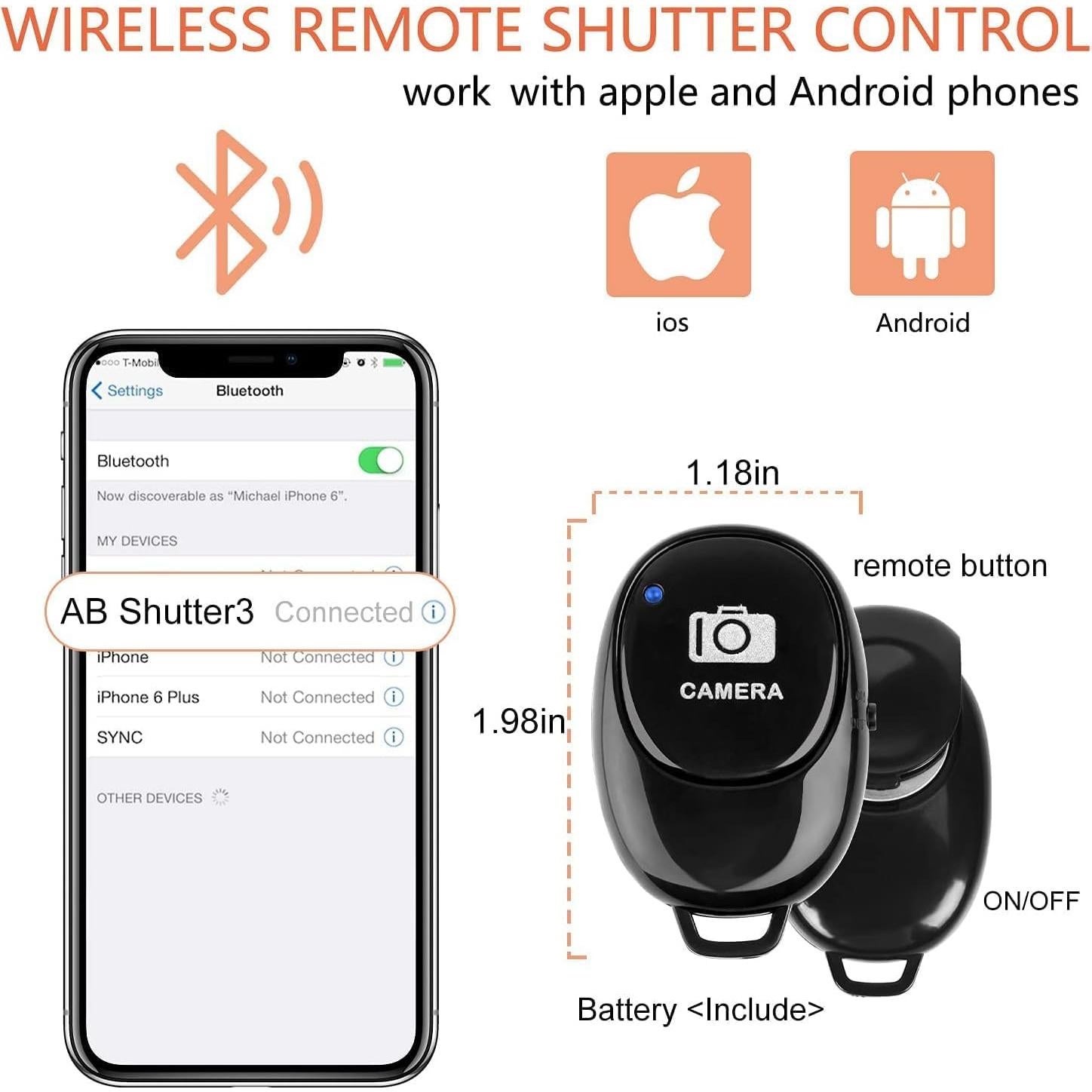 Trípode UEGOGO 62" para Teléfono y Cámara - Control Remoto