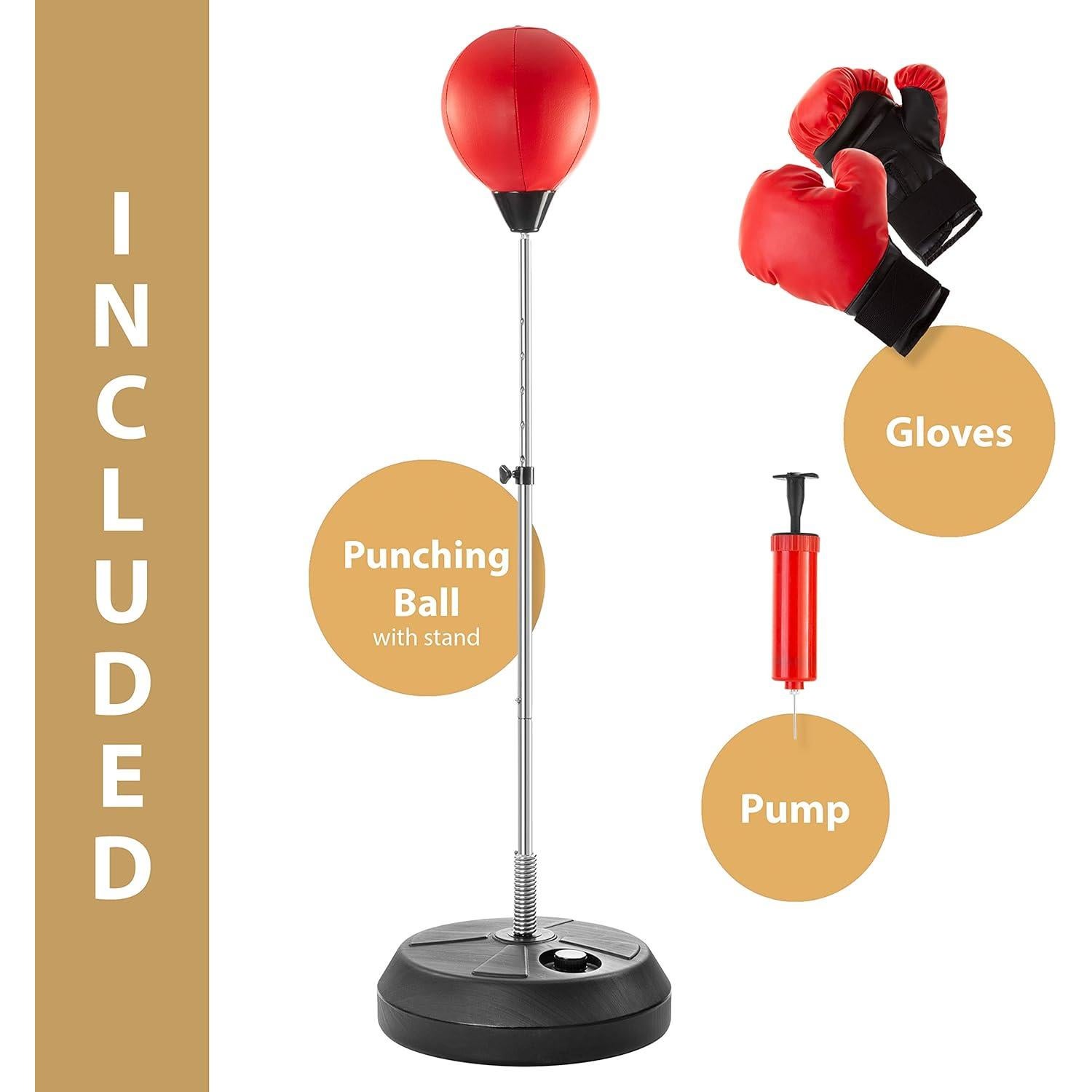 Saco de Boxeo Tech Tools con Soporte Ajustable 121-147 cm