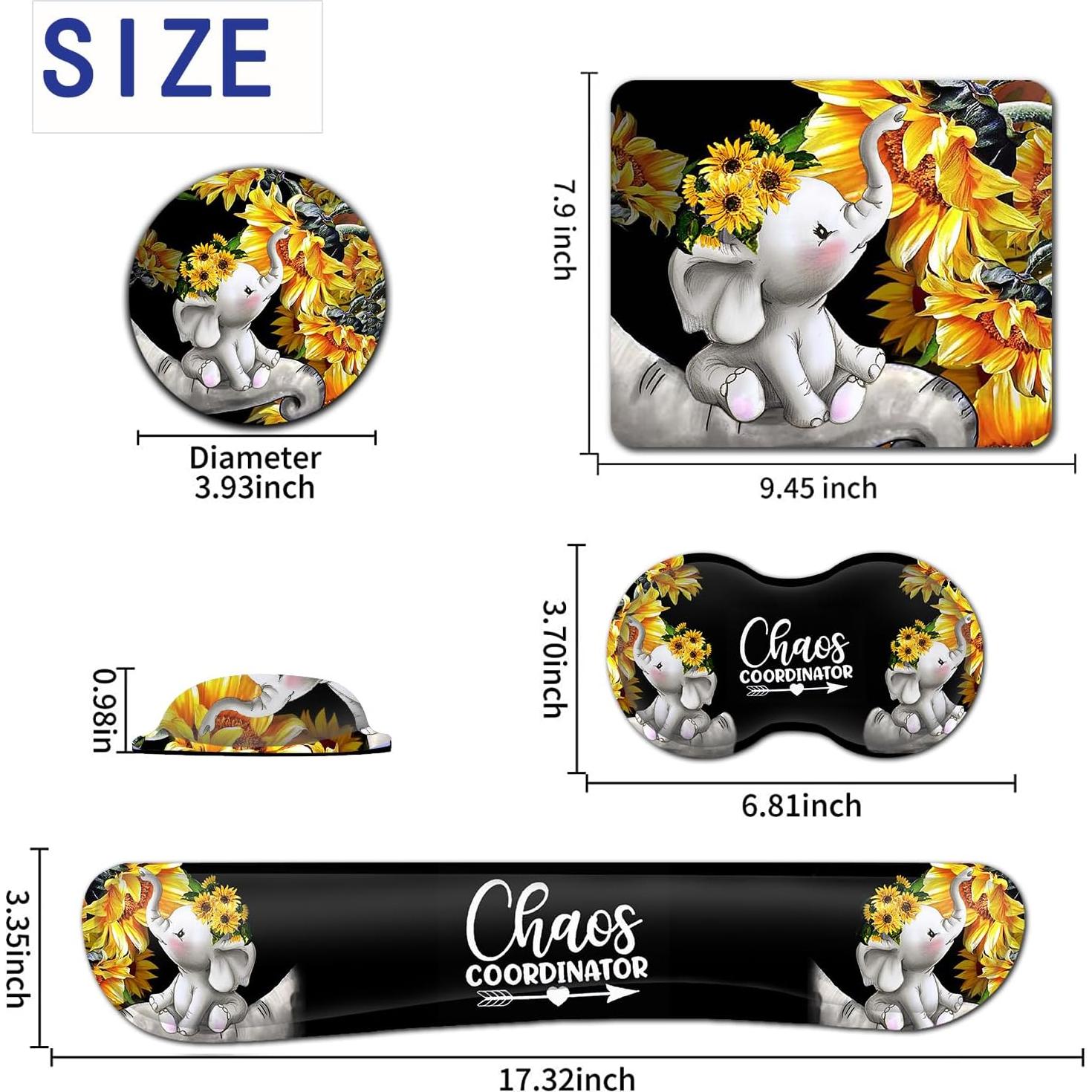 Alfombrilla de Ratón Ergonómica JVGFYNKL con Almohadillas de Espuma