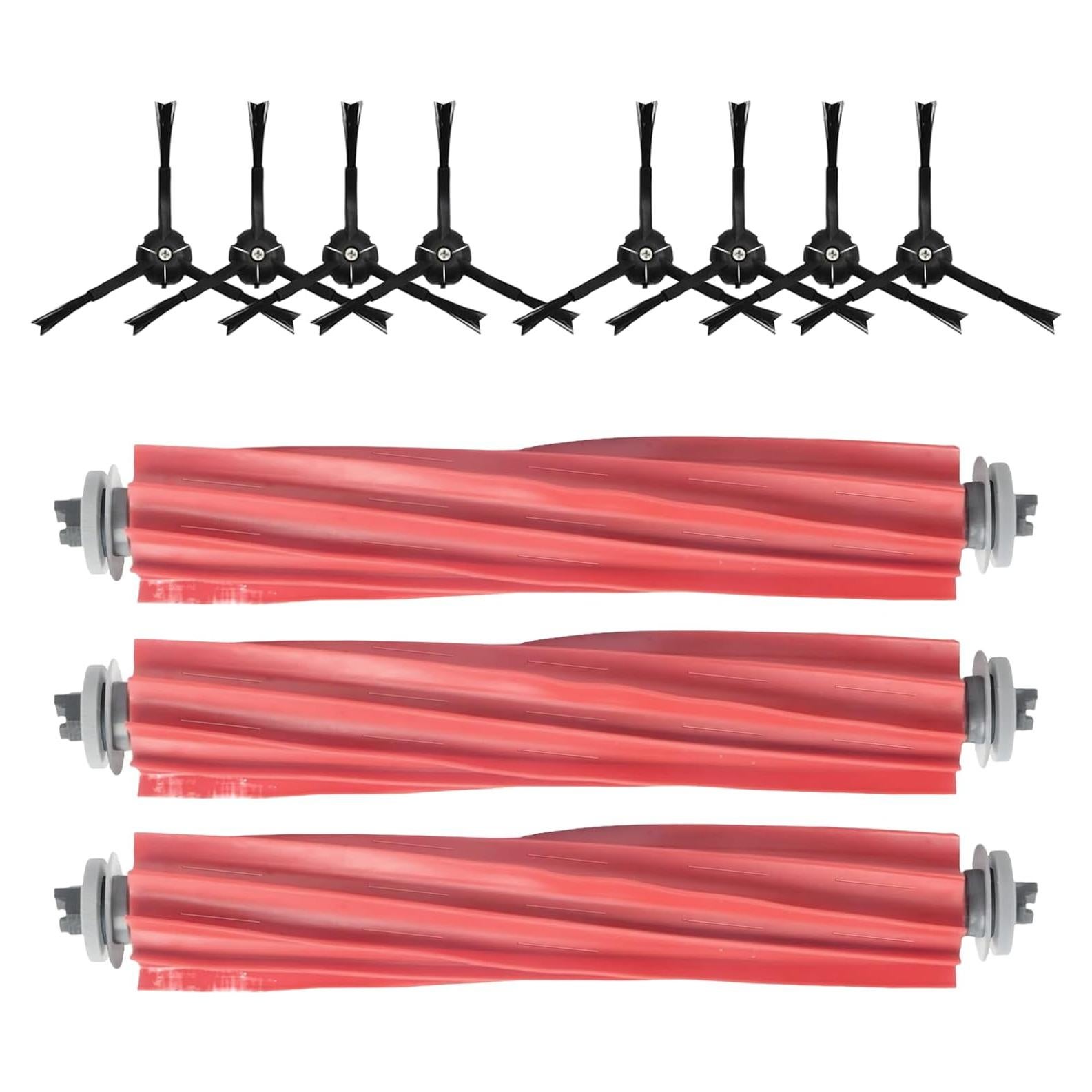 Repuestos Roborock S7 AKUSCON - 3 Rodillos + 8 Cepillos Laterales
