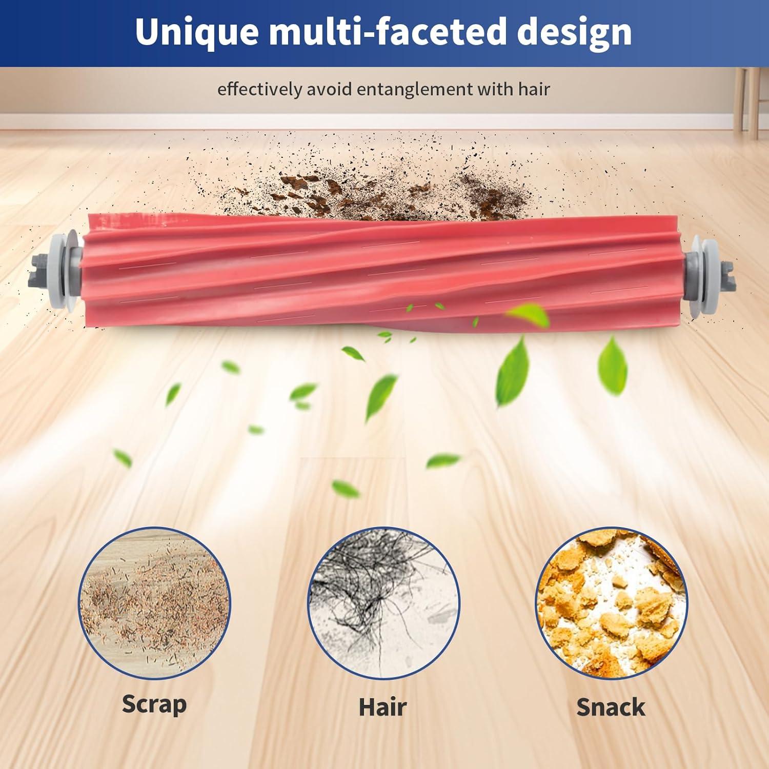 Repuestos Roborock S7 AKUSCON - 3 Rodillos + 8 Cepillos Laterales