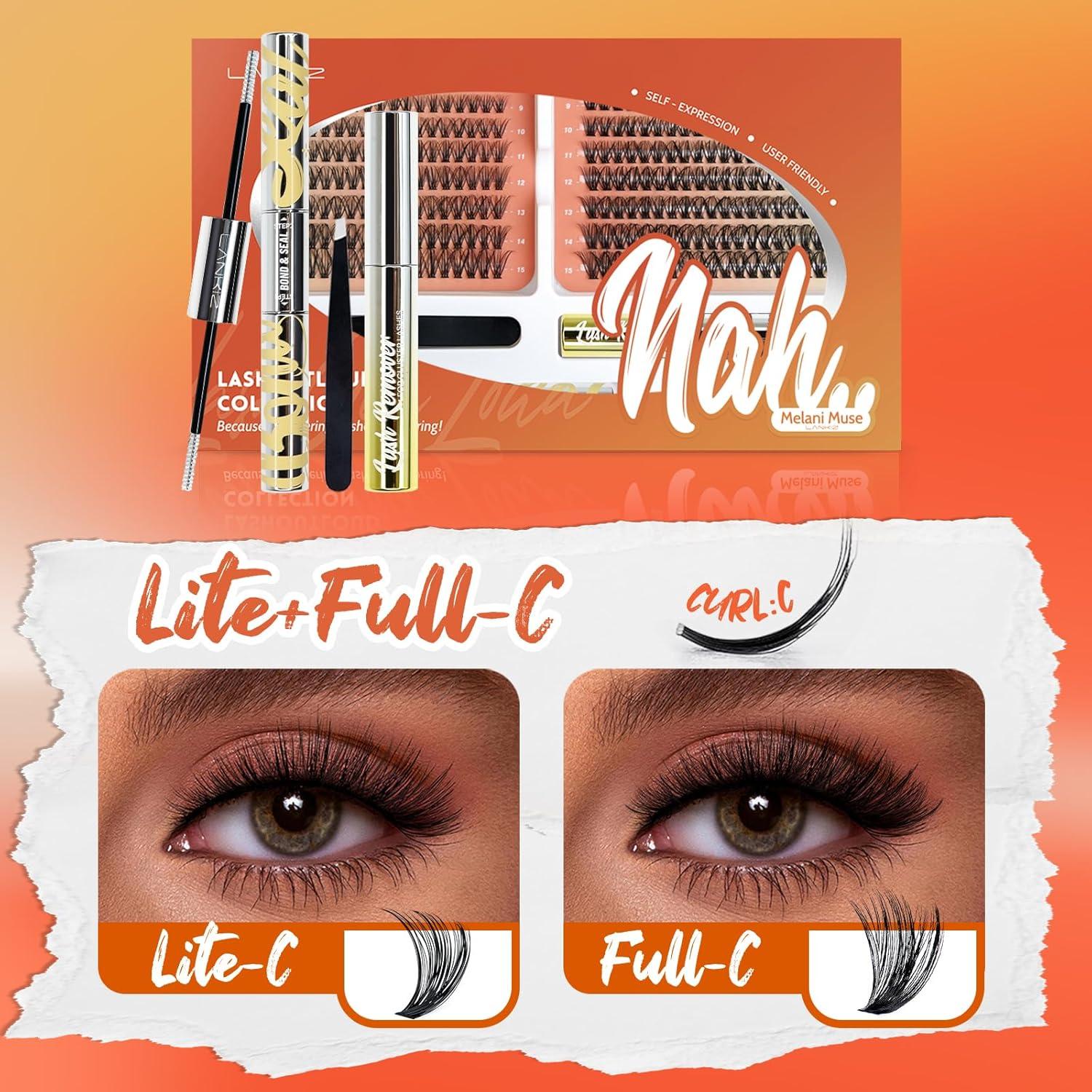 Kit de Extensiones de Pestañas LANKIZ Muse C 280 pcs DIY