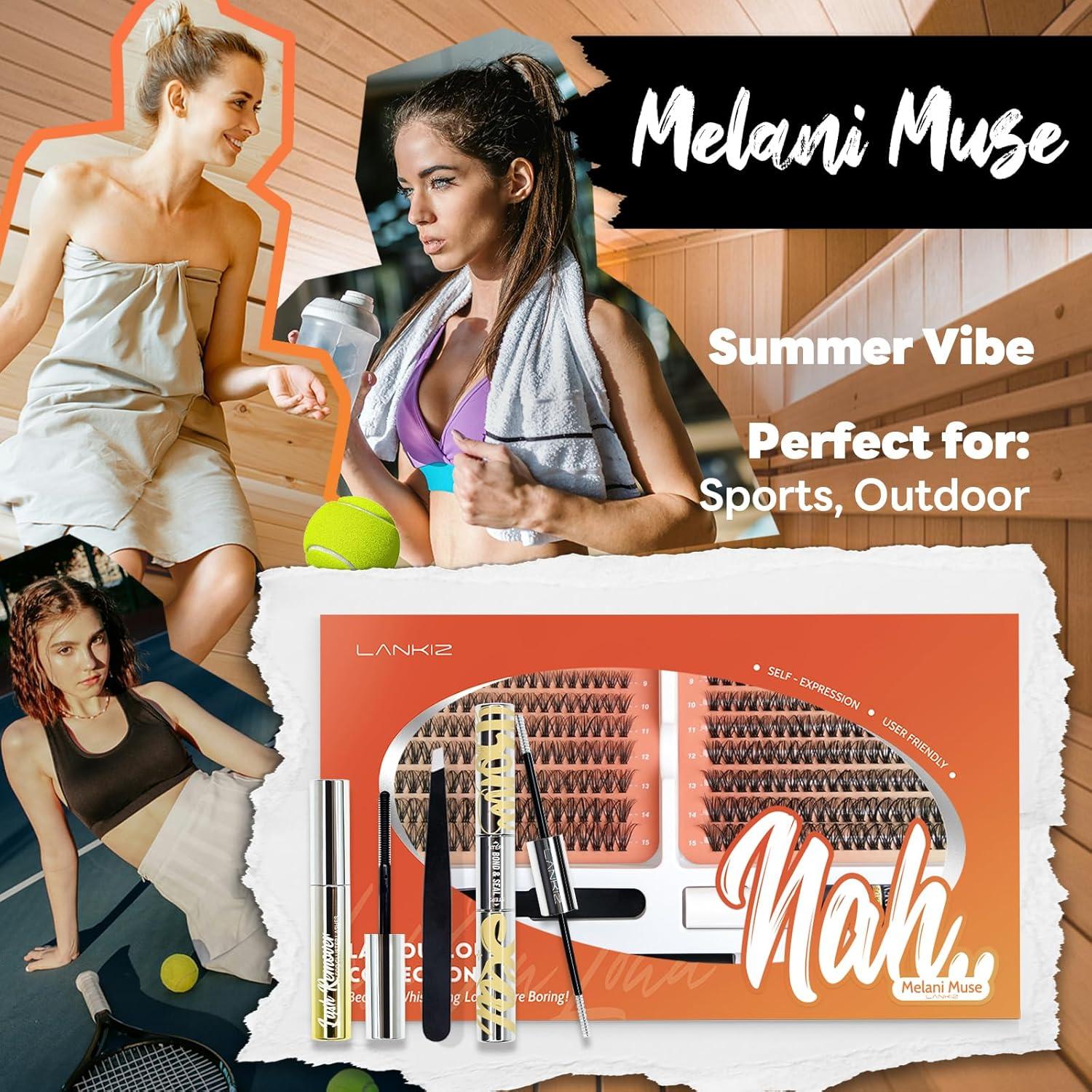 Kit de Extensiones de Pestañas LANKIZ Muse C 280 pcs DIY