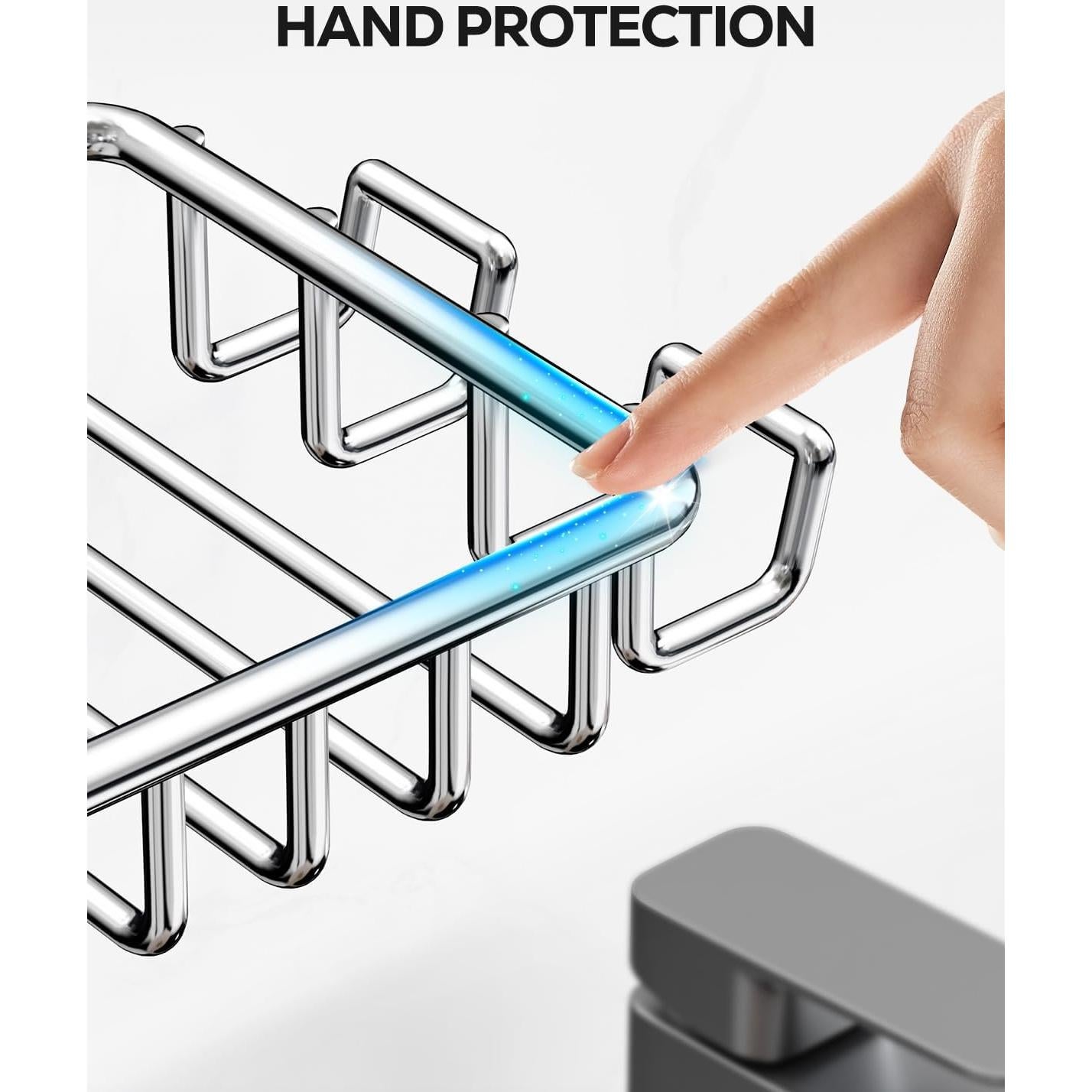 Soporte de Jabón Nieifi para Pared de Ducha con 4 Ganchos