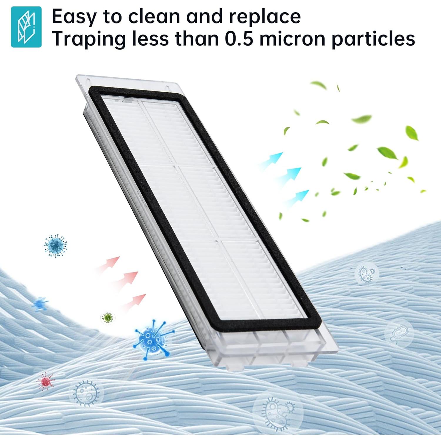 Kit de Accesorios LOVECO para Aspiradoras Robóticas S4 E4 S5 S6