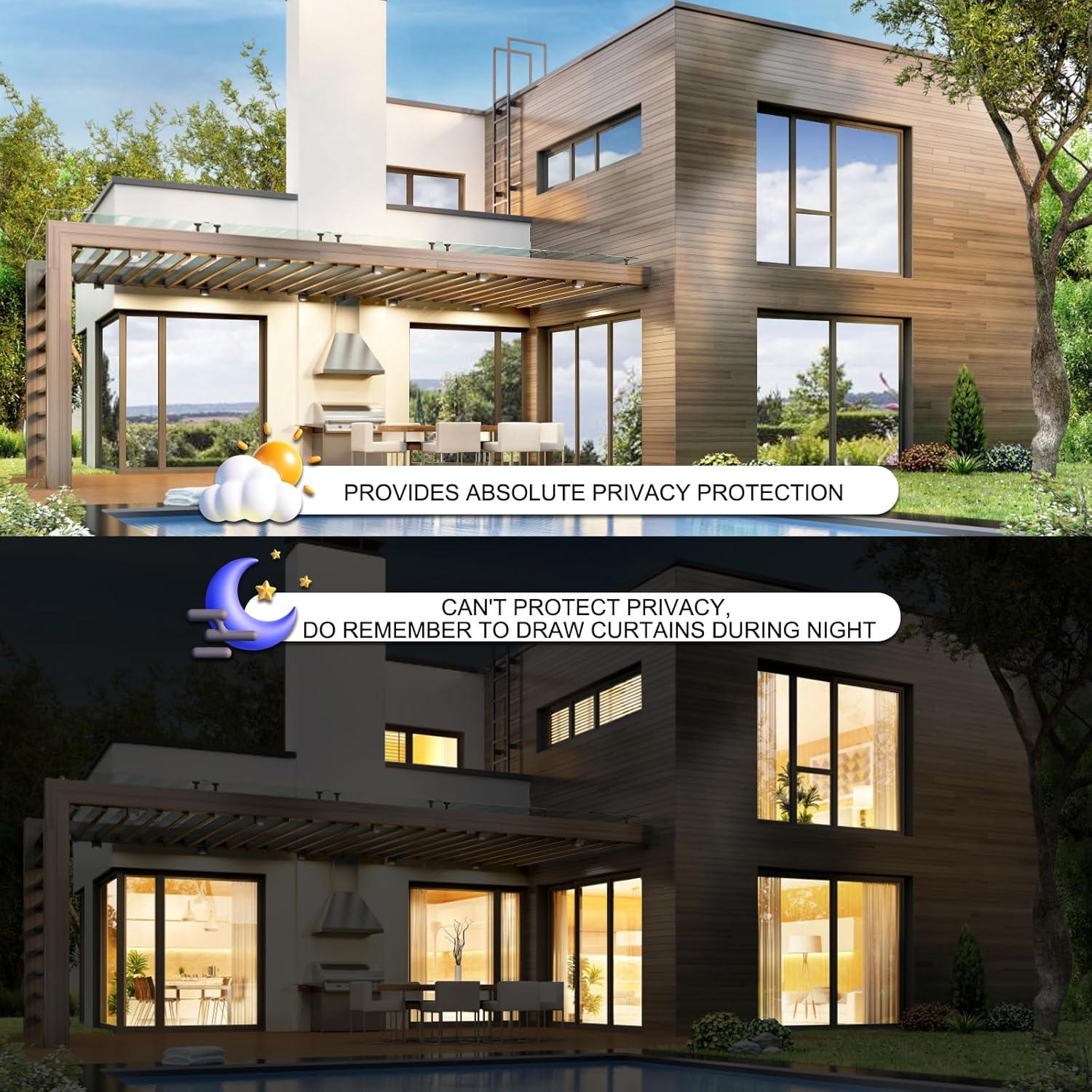 Película de Ventana Reflectante Shackcom 2 Rollos 44.5x299.7cm Plata