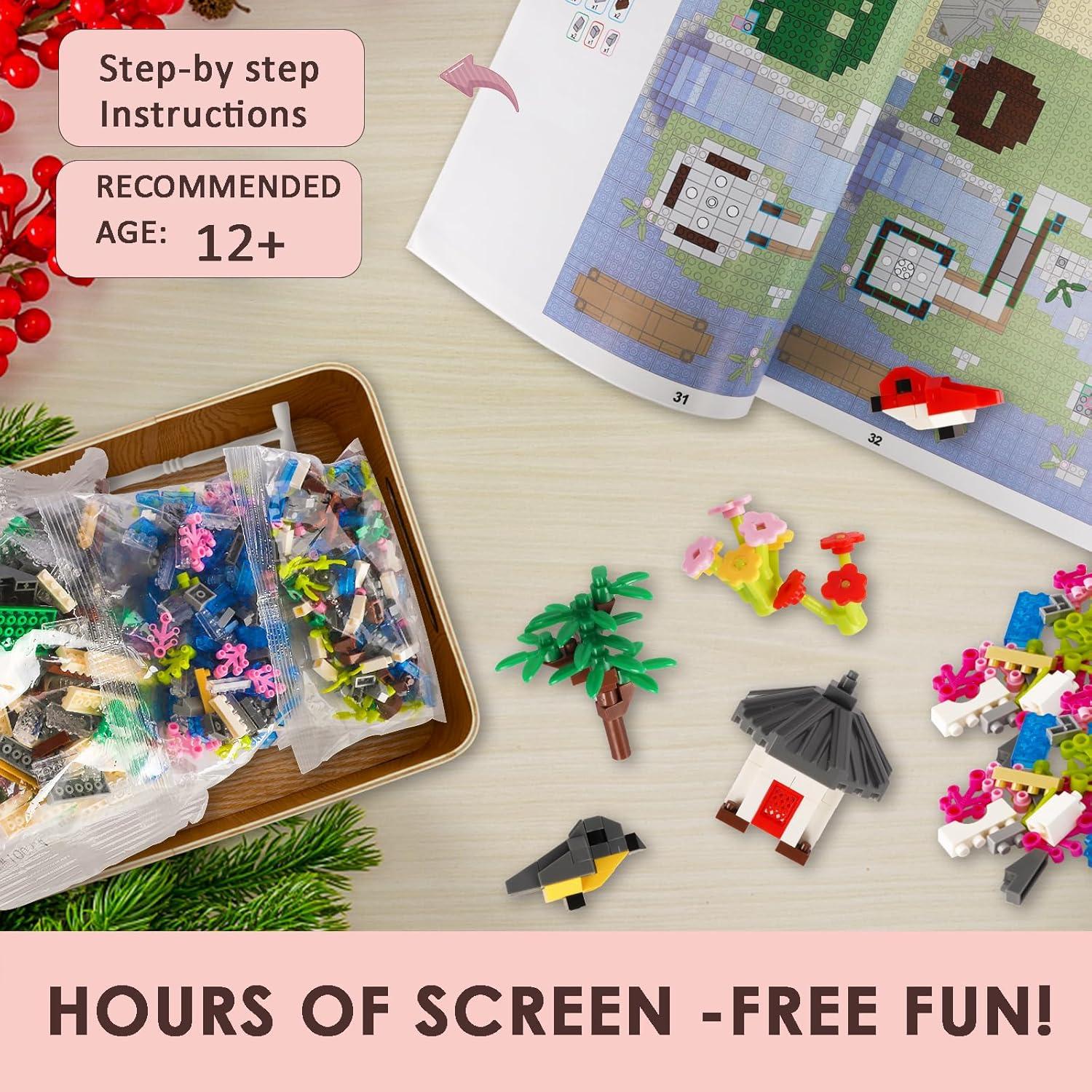 Kitoyz Set de Construcción Árbol Bonsai Sakura 3220 Piezas