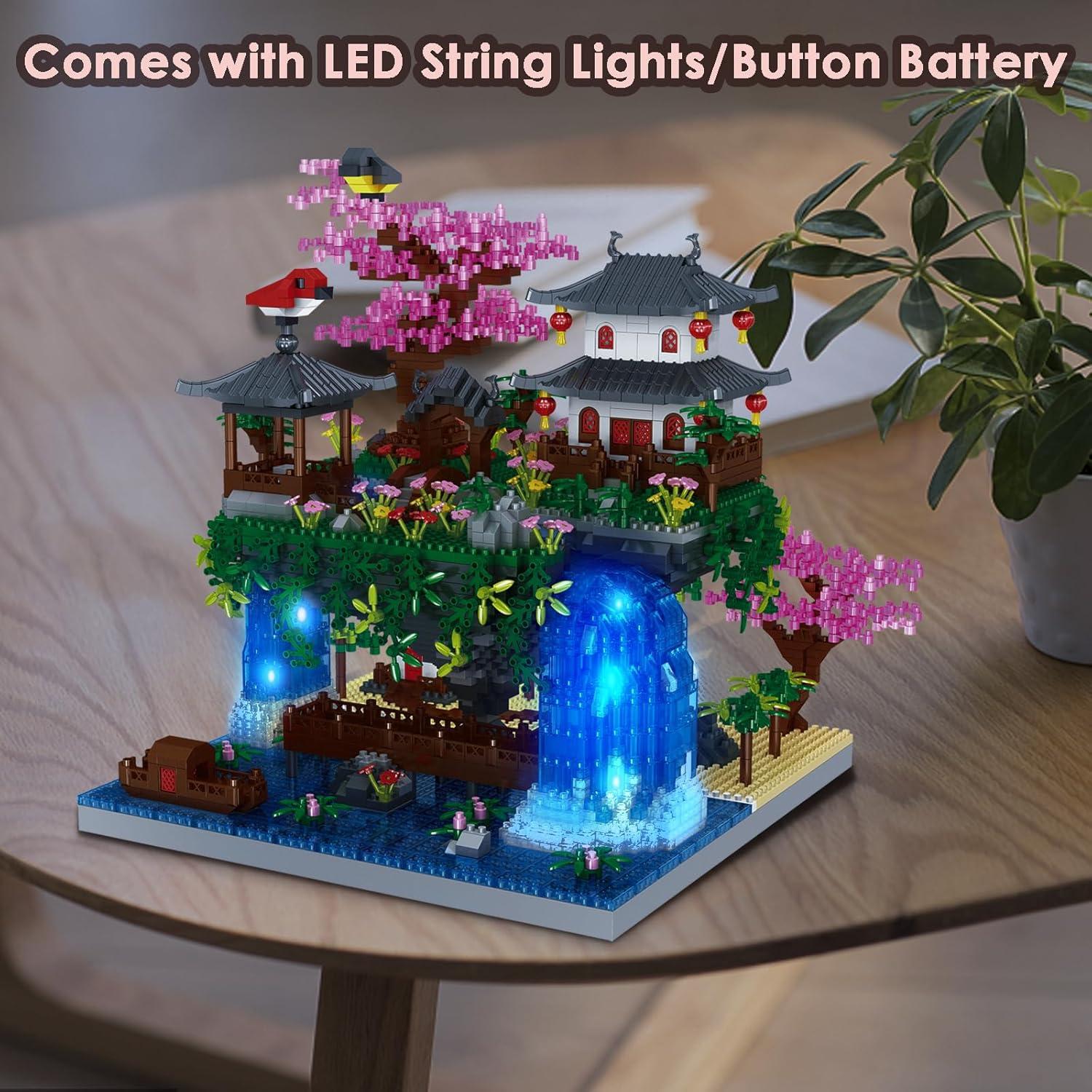 Kitoyz Set de Construcción Árbol Bonsai Sakura 3220 Piezas