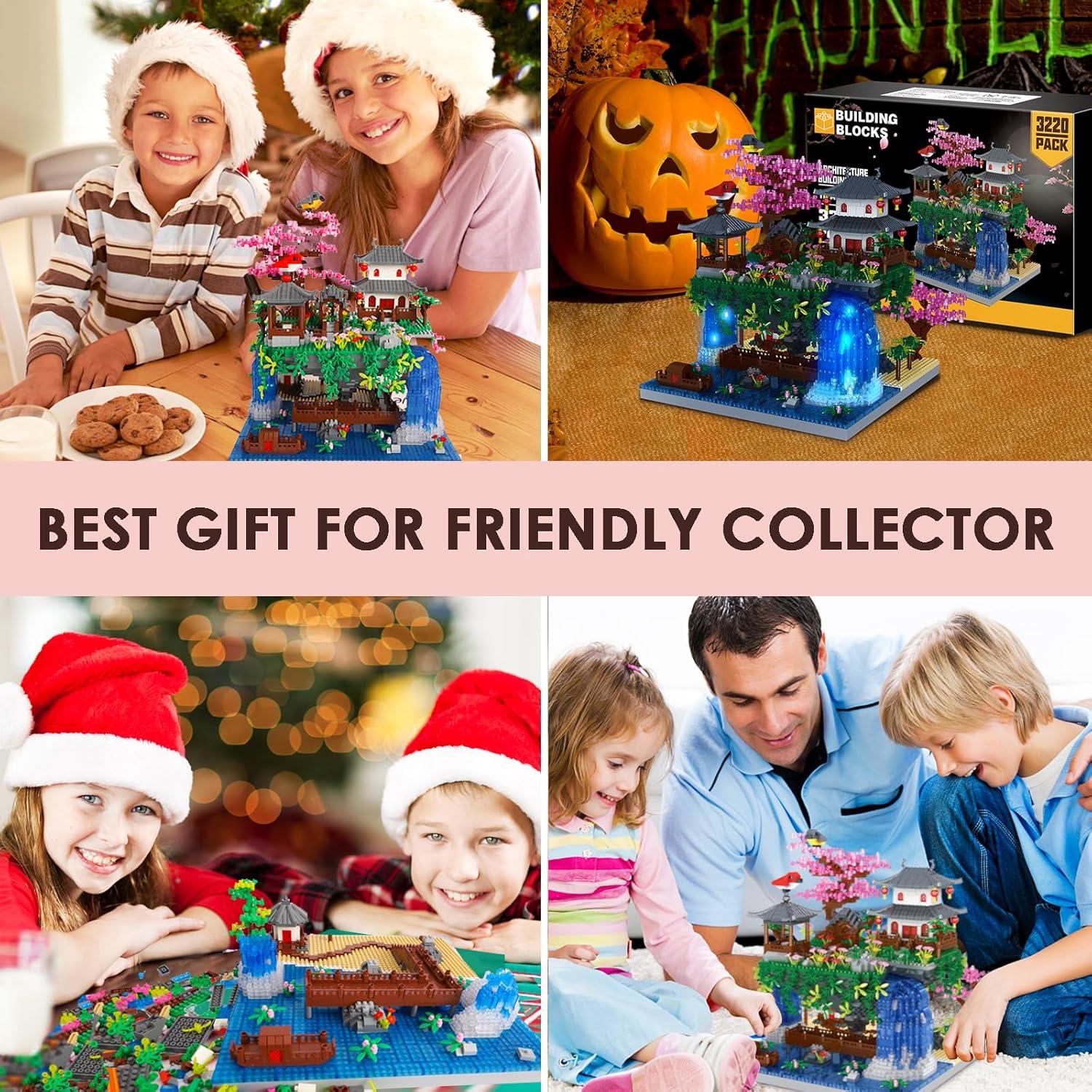 Kitoyz Set de Construcción Árbol Bonsai Sakura 3220 Piezas