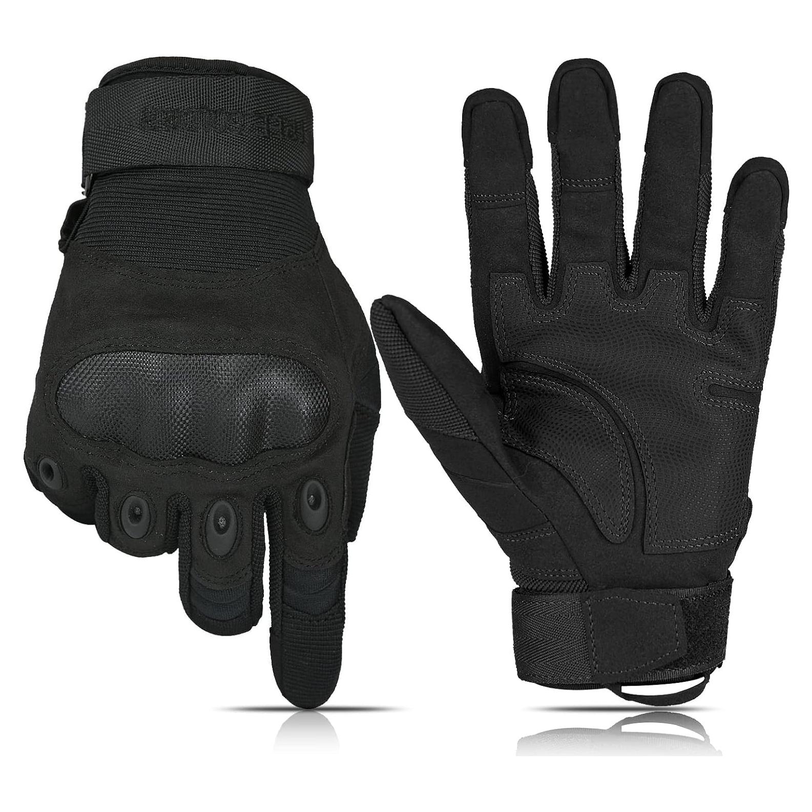 Guantes Outdoor Free Soldier para Hombres - Negros, Transpirables