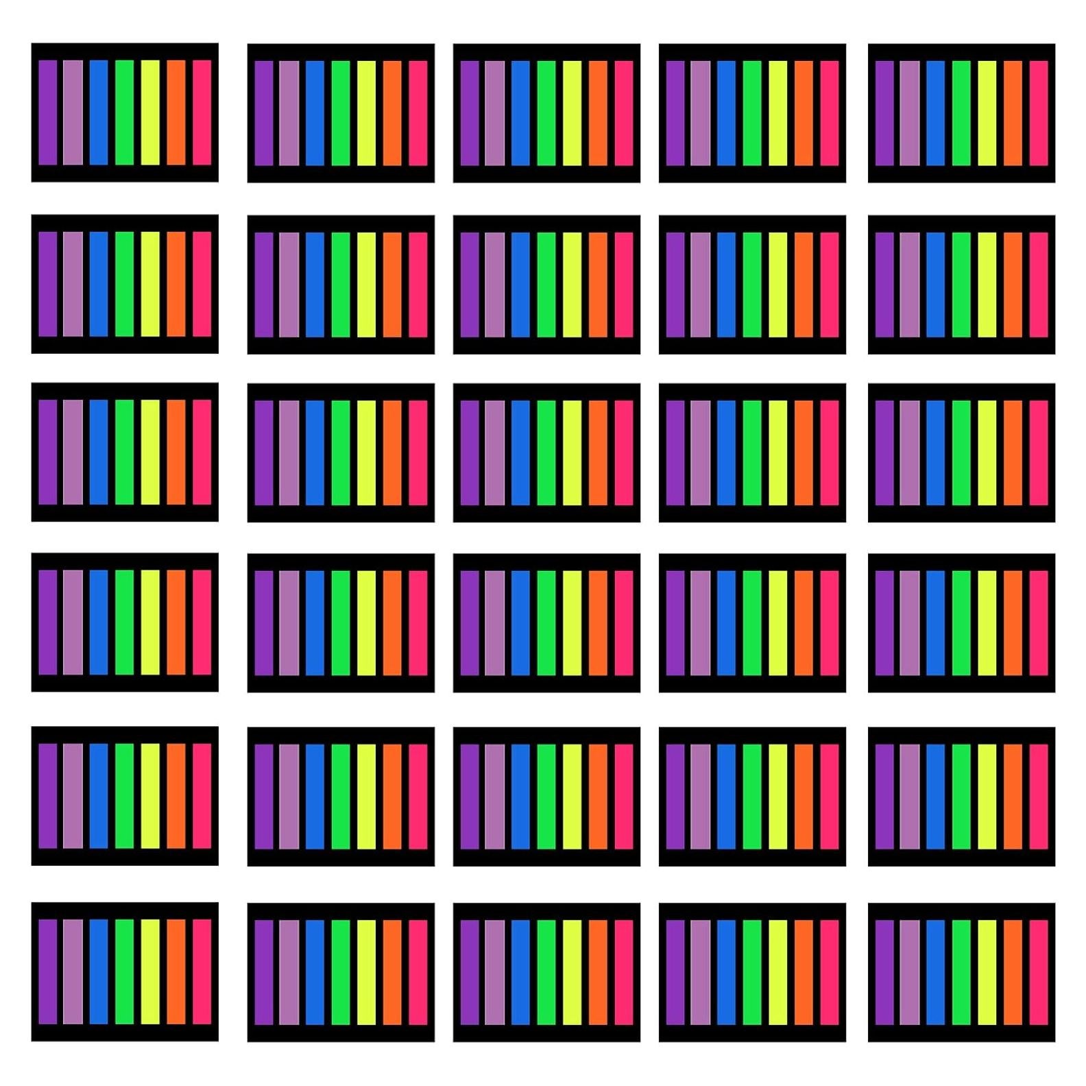 Marcadores de Página Adhesivos SIQUK 4200 Piezas 7 Colores