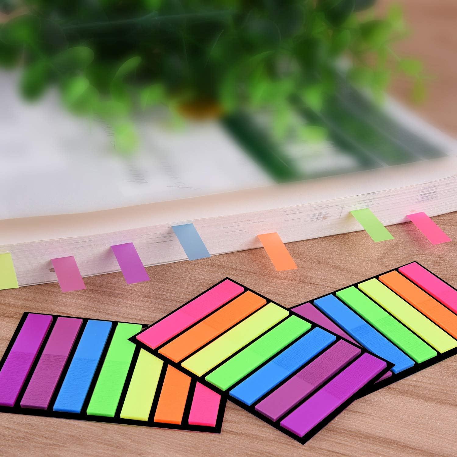 Marcadores de Página Adhesivos SIQUK 4200 Piezas 7 Colores