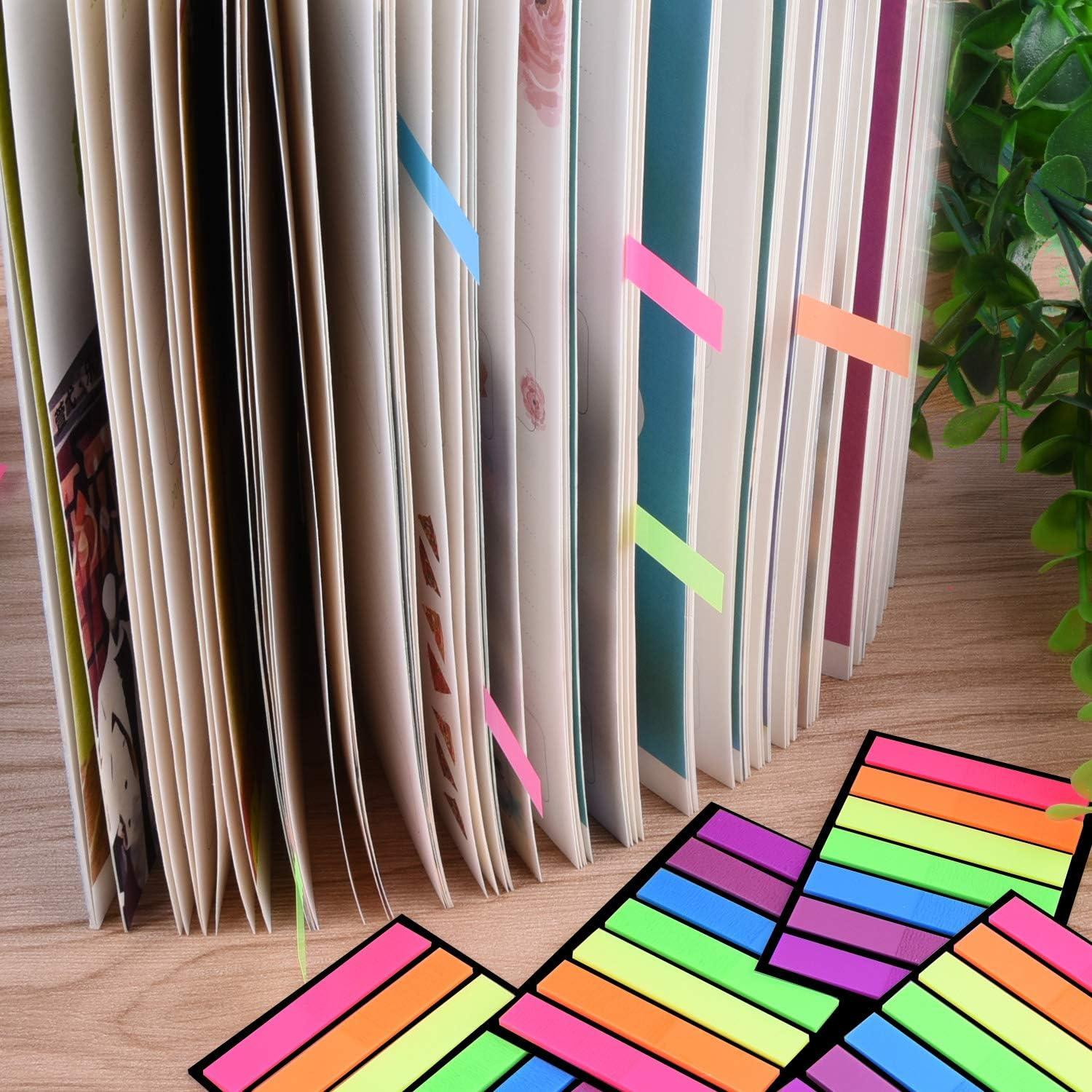 Marcadores de Página Adhesivos SIQUK 4200 Piezas 7 Colores