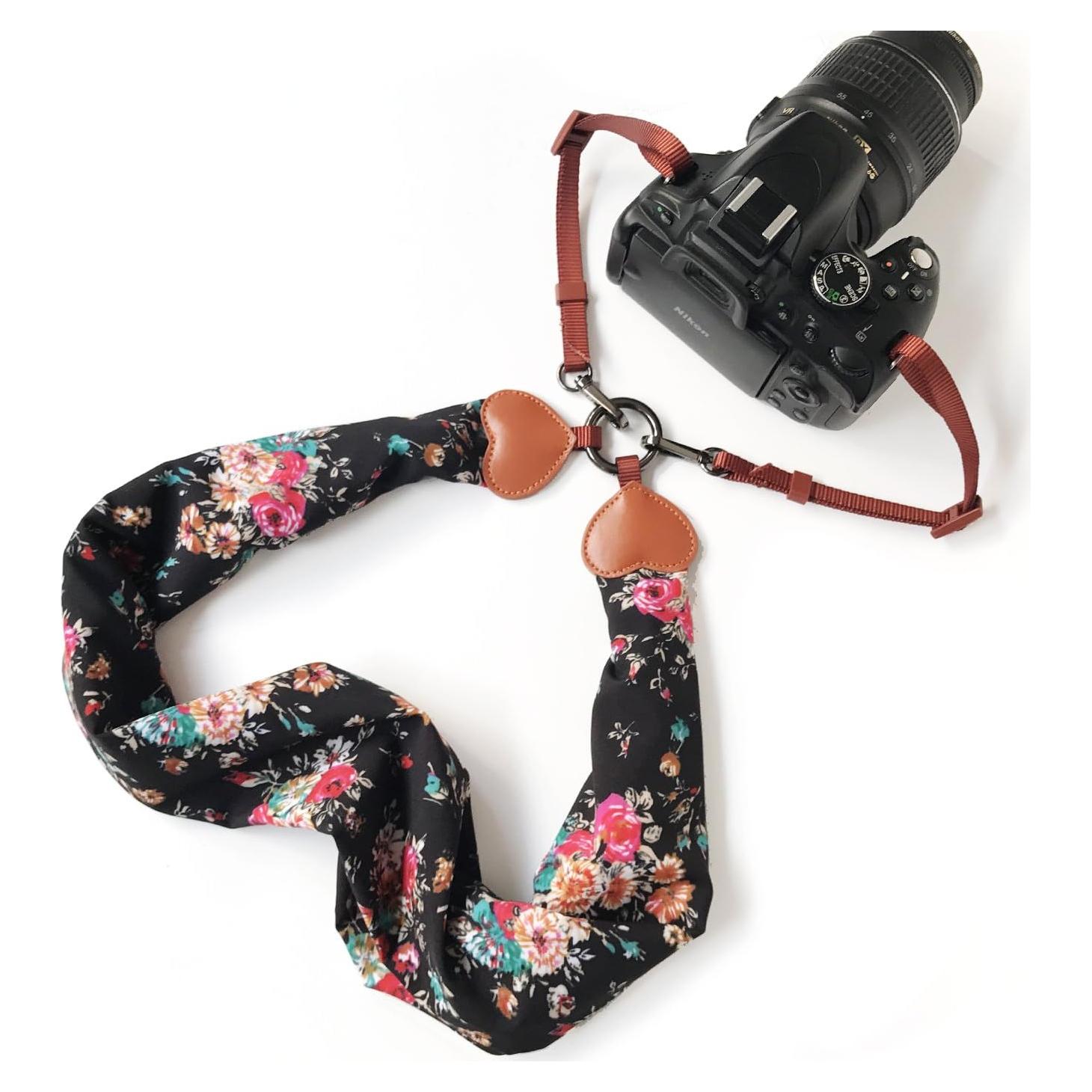 Correa de Cuello y Hombro Alled para Cámara DSLR SLR Floral